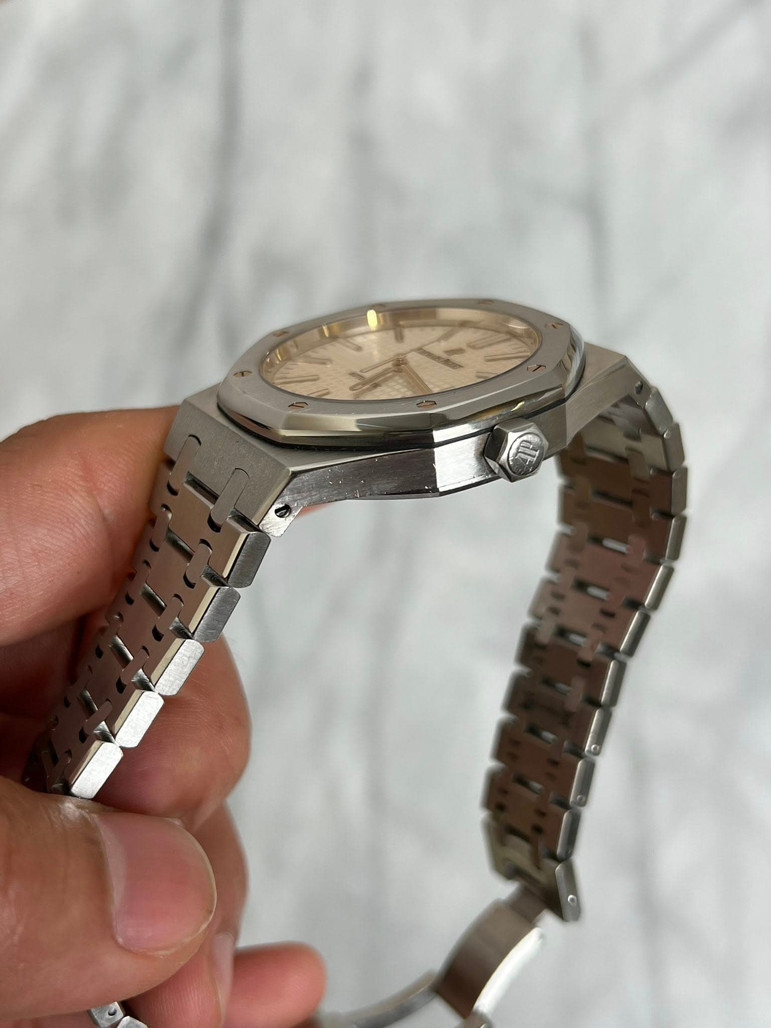 May be an image of wrist watch