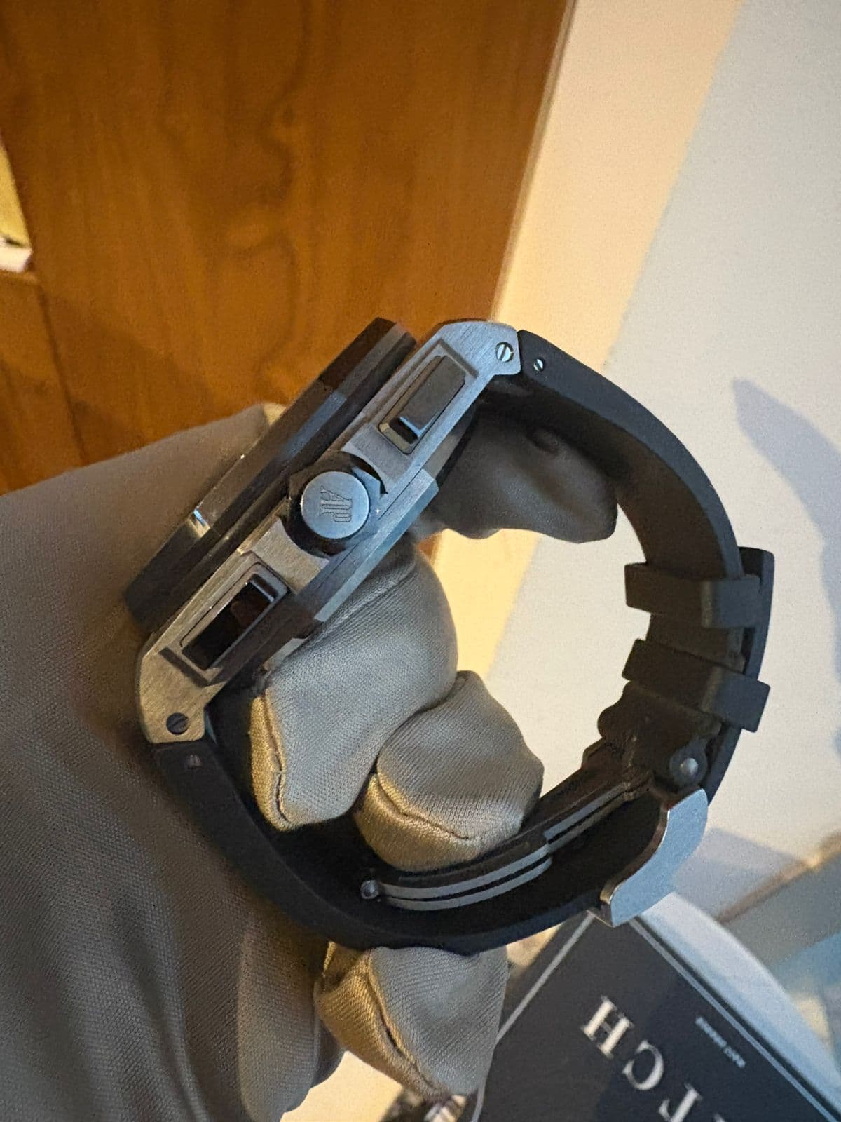 May be an image of digital watch and text