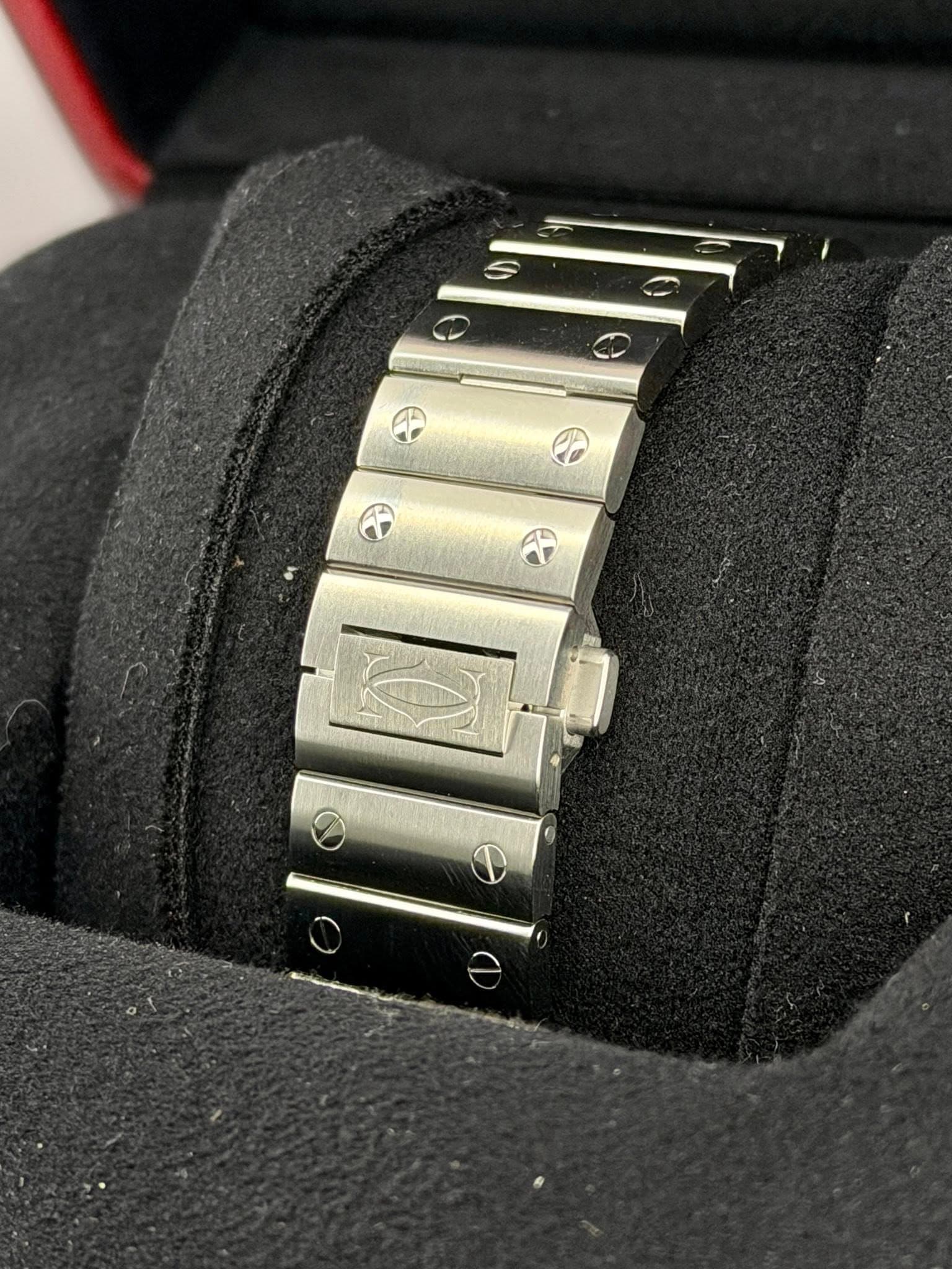 Cartier Santos Large Skeleton Hand Wind Men's Watch WHSA0015, photo 4