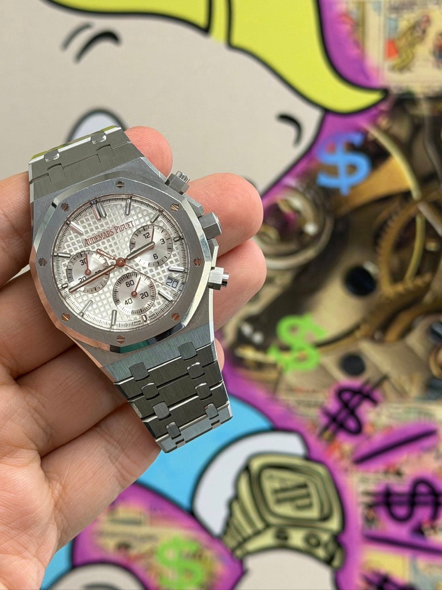 May be an image of wrist watch and text