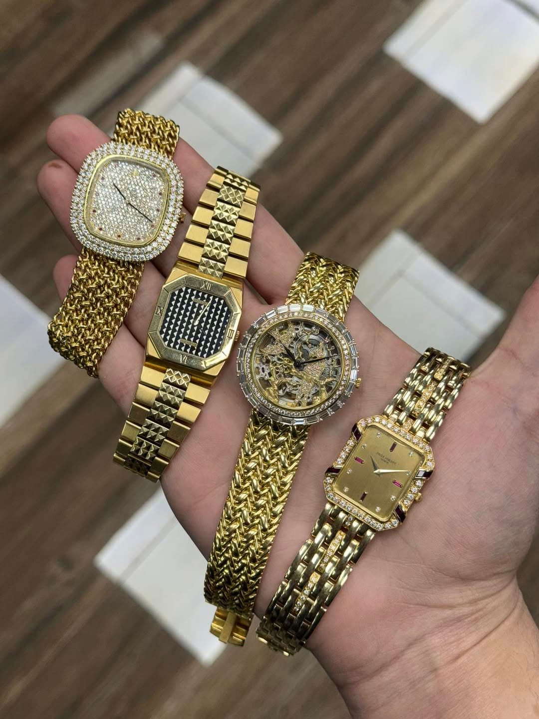 May be an image of wrist watch and text