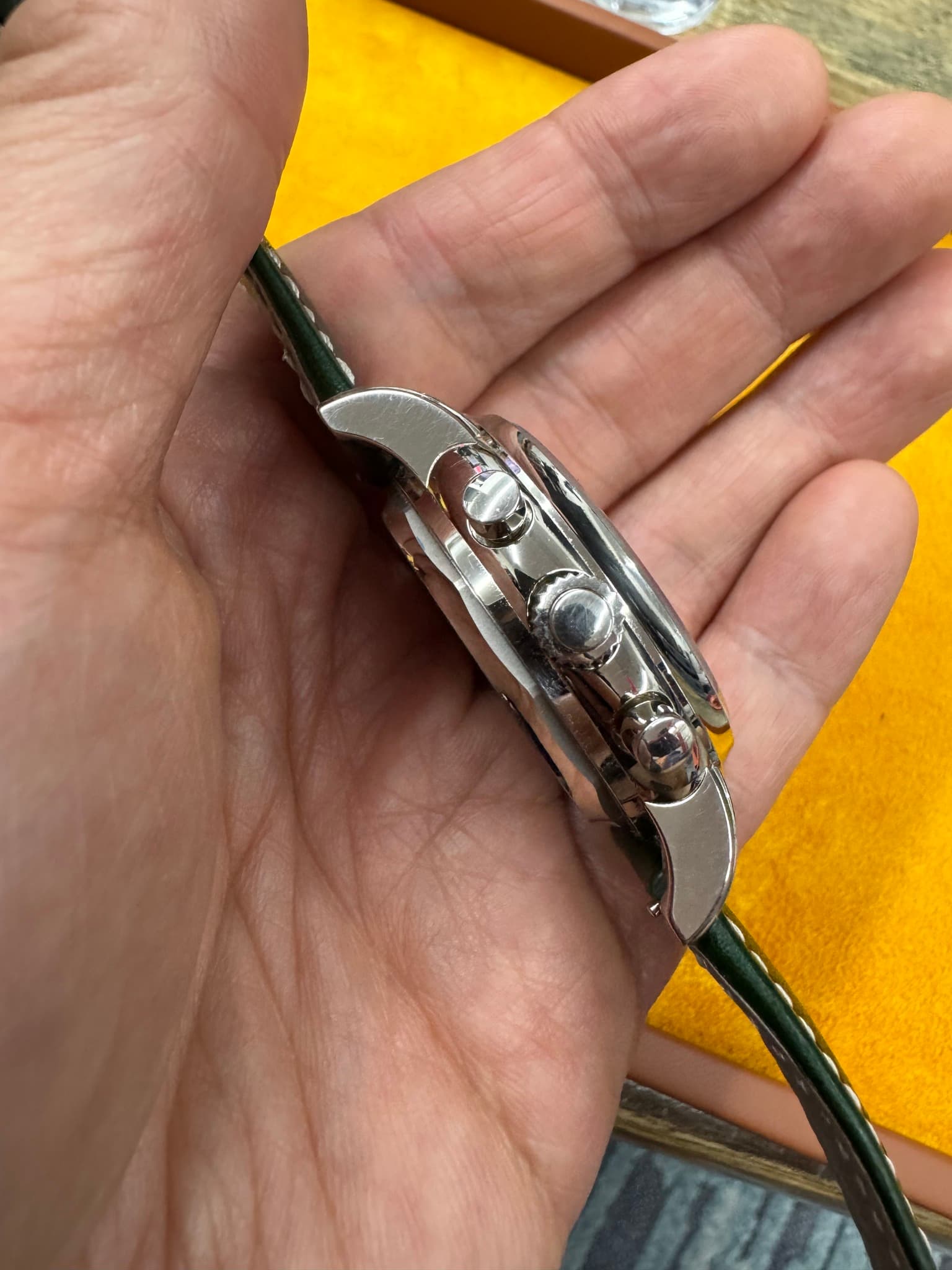May be an image of wrist watch