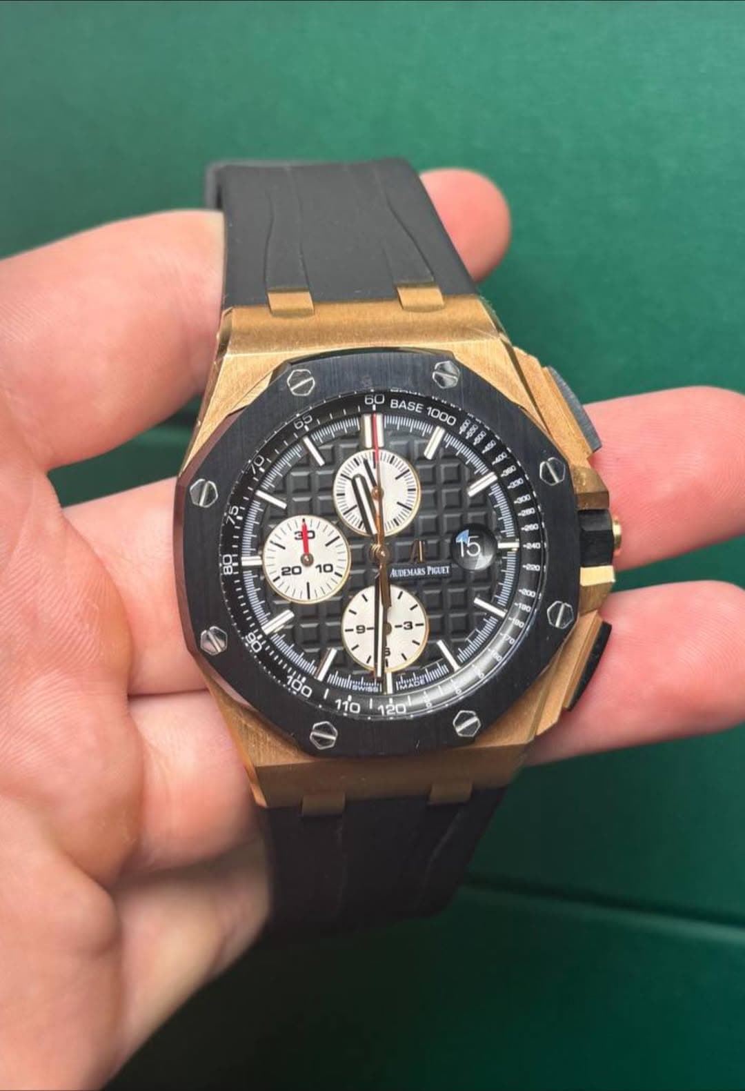 May be an image of wrist watch and text