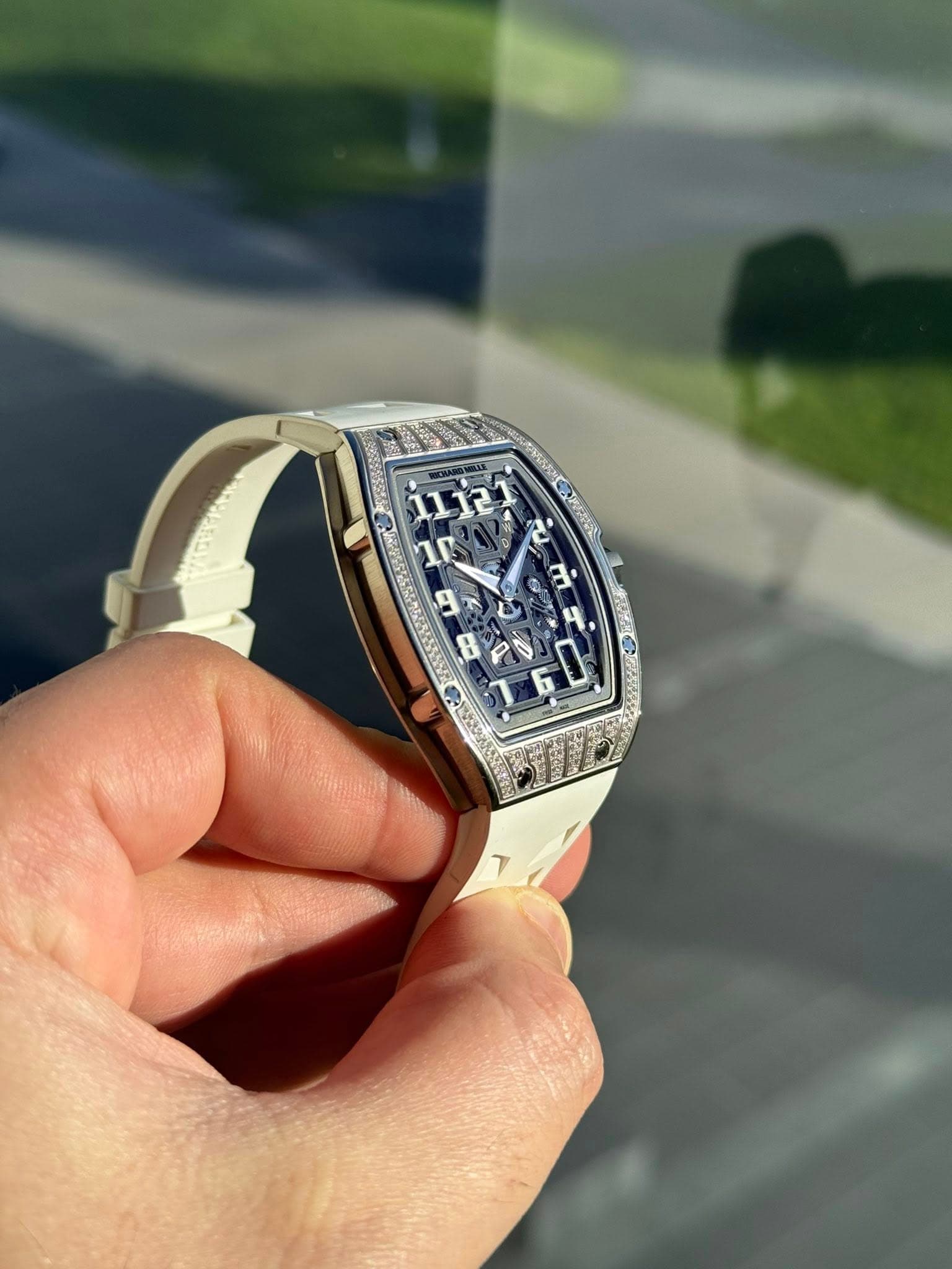 May be an image of digital watch and text