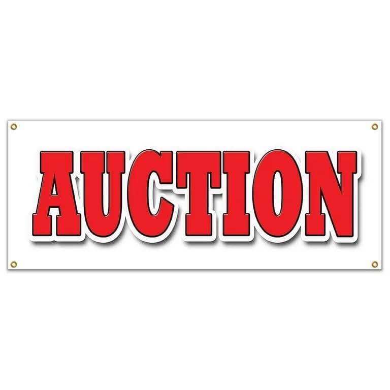 May be an image of text that says 'AUCTION'