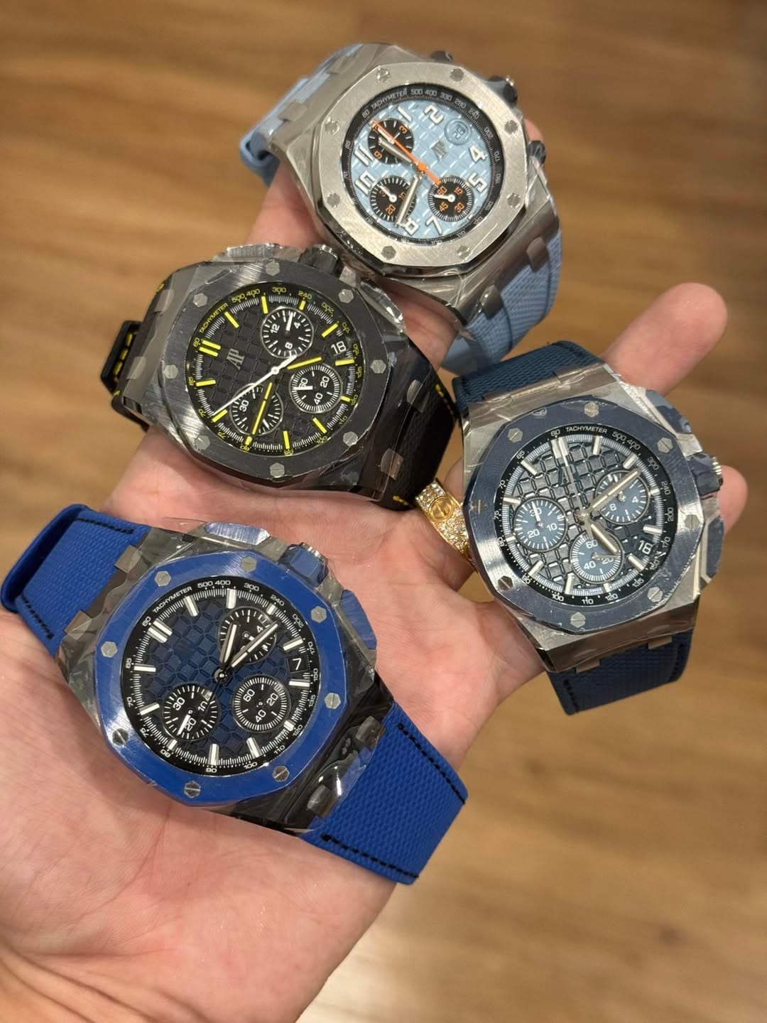 May be an image of wrist watch and text