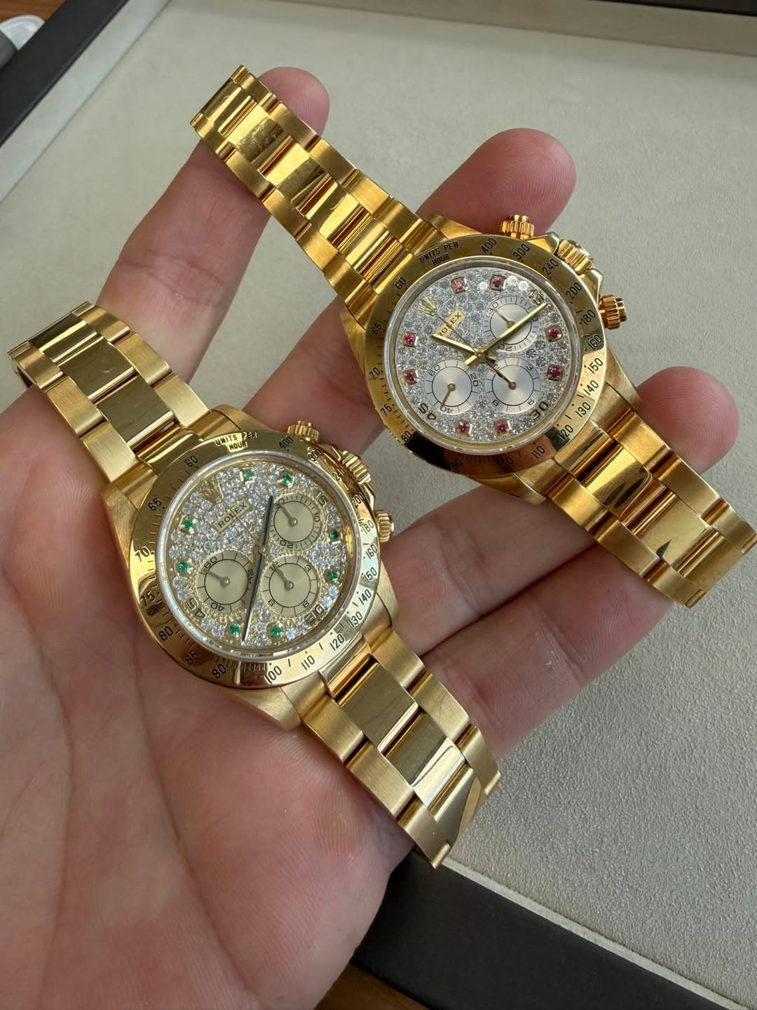 May be an image of wrist watch and text