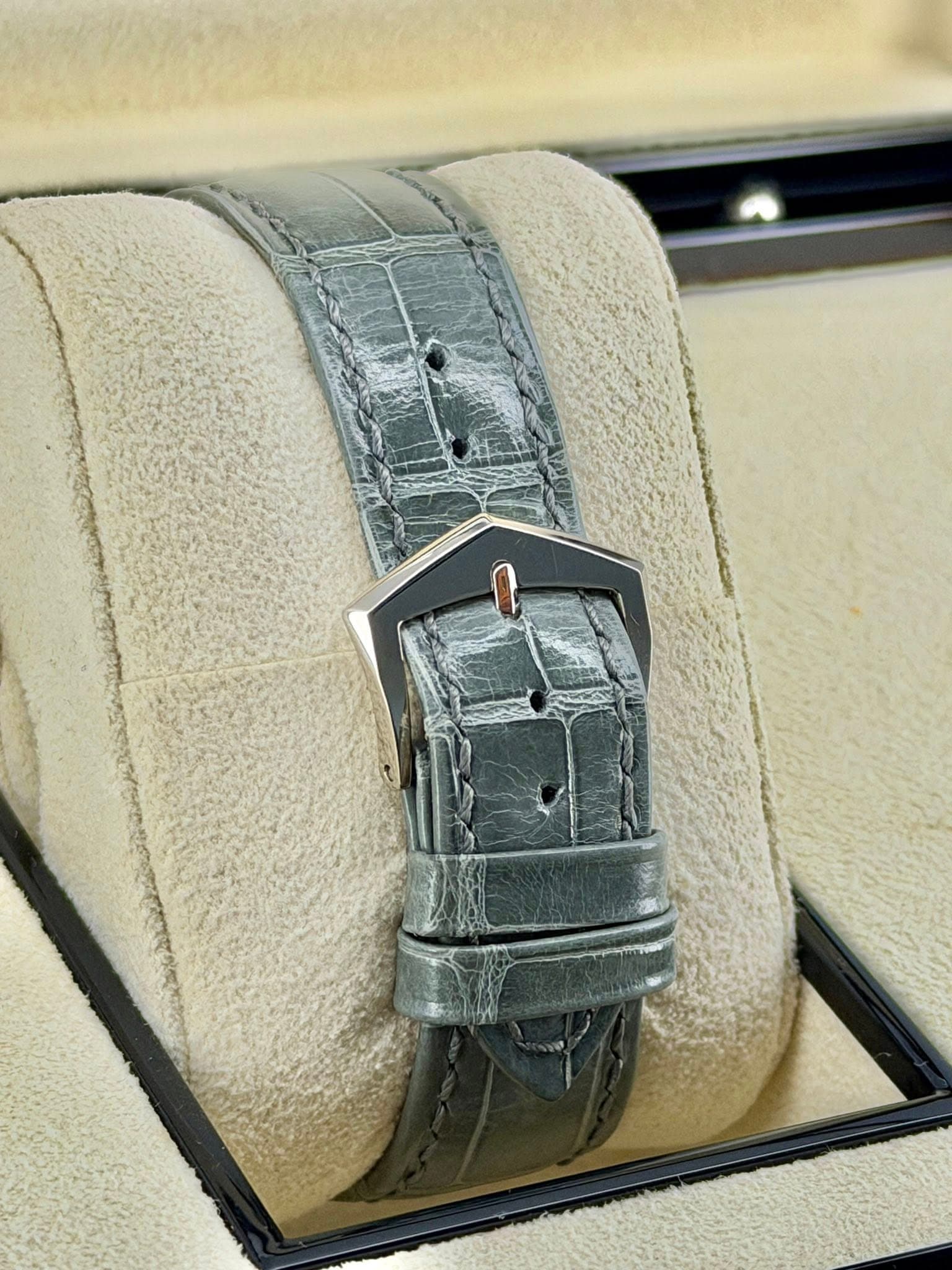 May be an image of wrist watch, leather and text