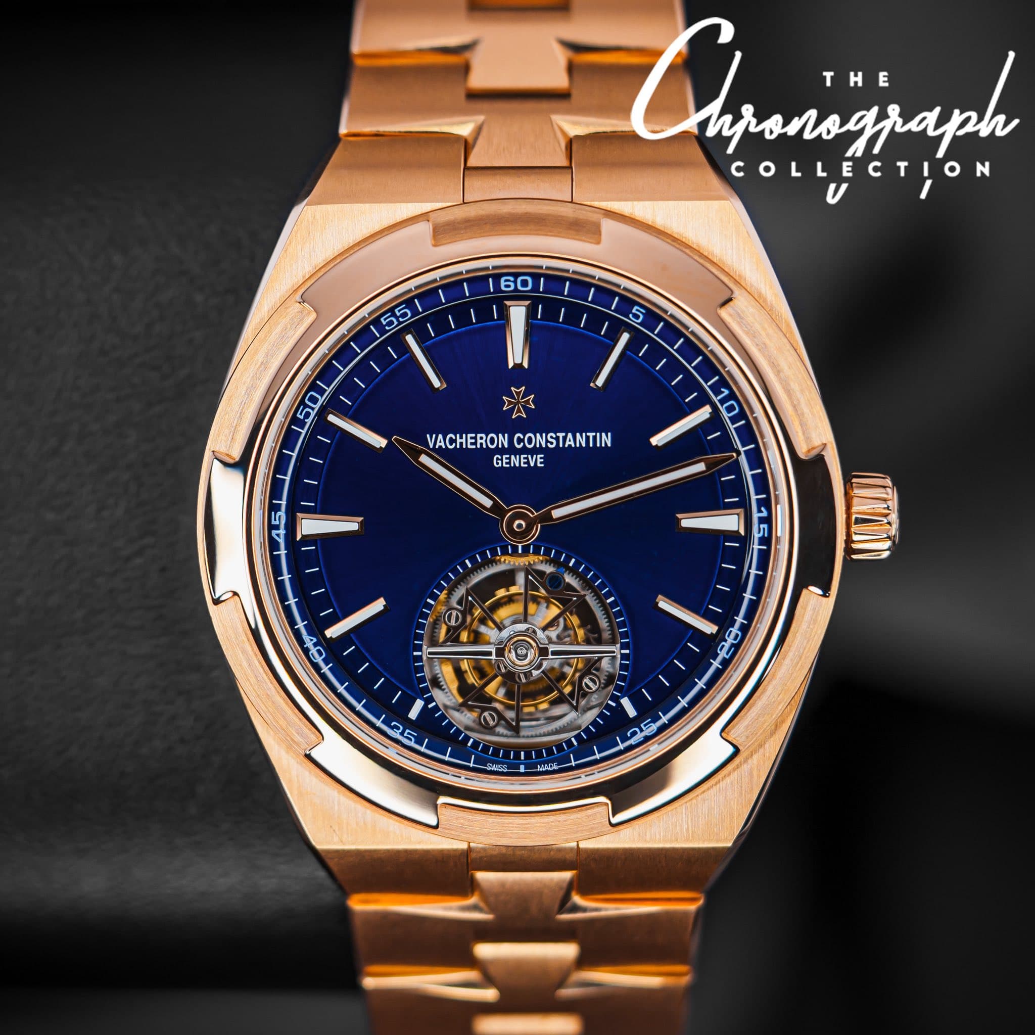 May be an image of wrist watch and text that says 'Clranijaph nronograph THE COLLECTION 55 60 Μ 5 50 VACHERON VACHERONCONSTANTIN CONSTANTIN GENEVE 10 45 I' LI4 ' 5 01 O 5 1'