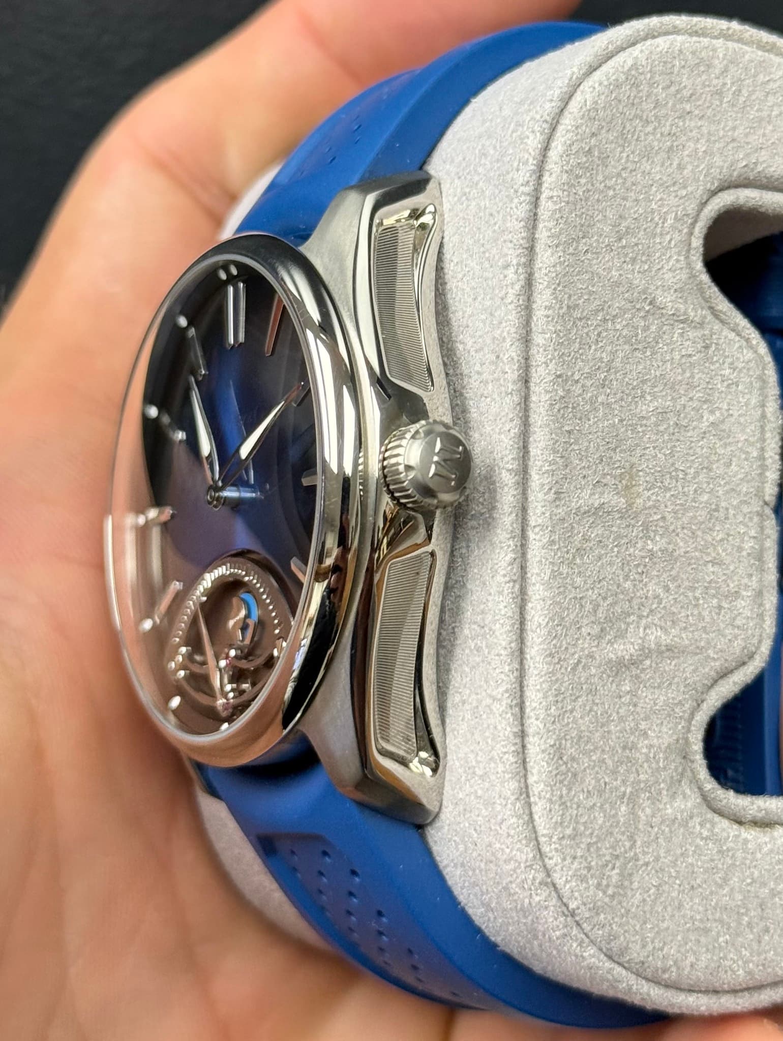 May be an image of wrist watch