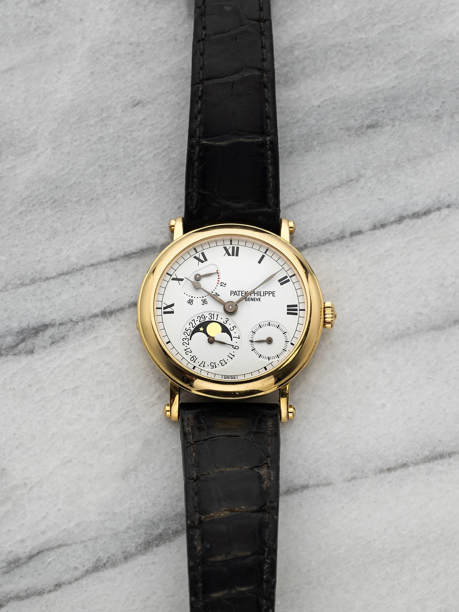 May be an image of wrist watch and text that says 'XII Ι X 店 35 福 یع PATE LIPFE GEHEVE III な ف camu 6 ቶ たりりい “ቼ 2 9 5L ει EV TEmzur'