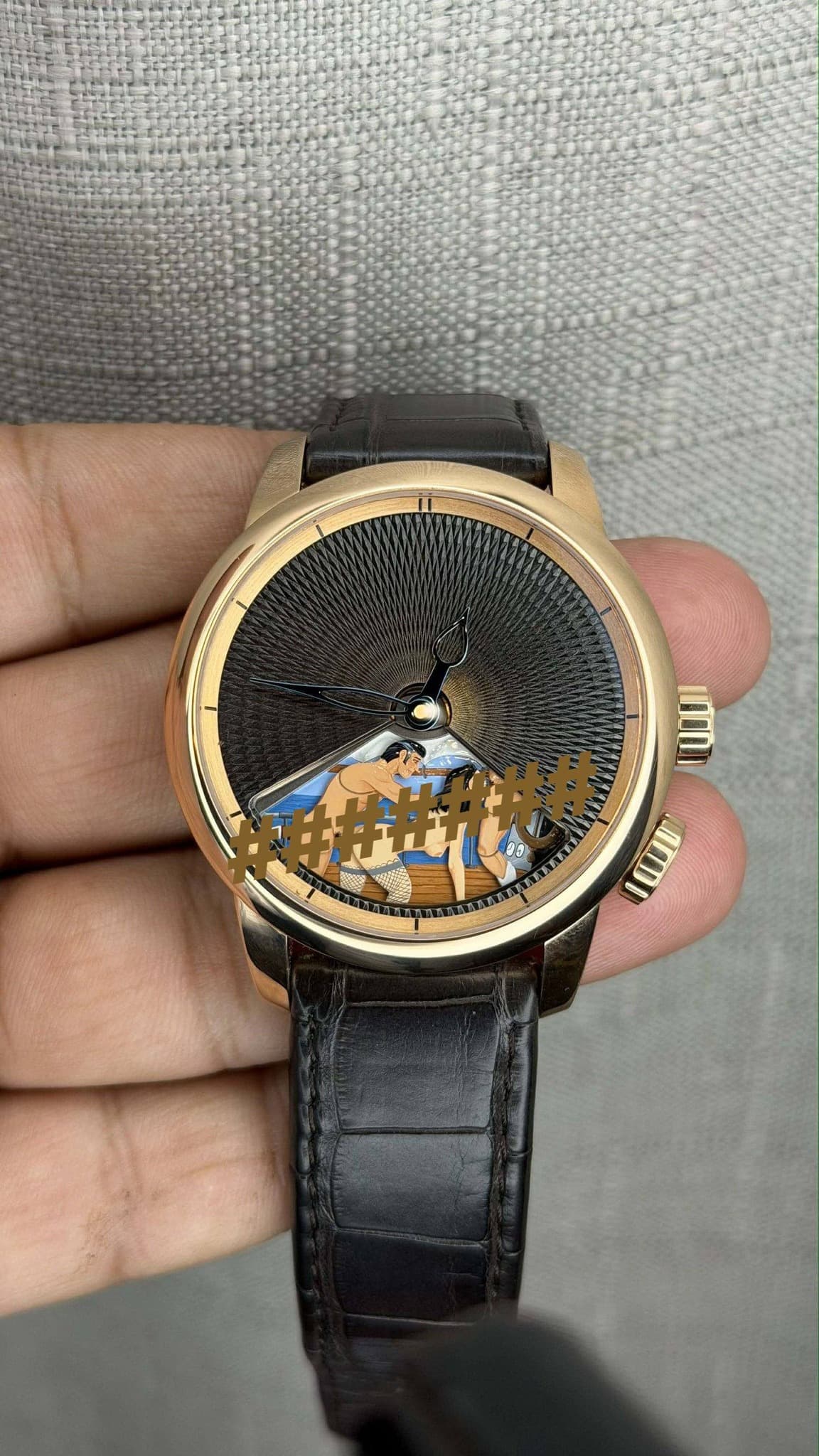 May be an image of digital watch and text