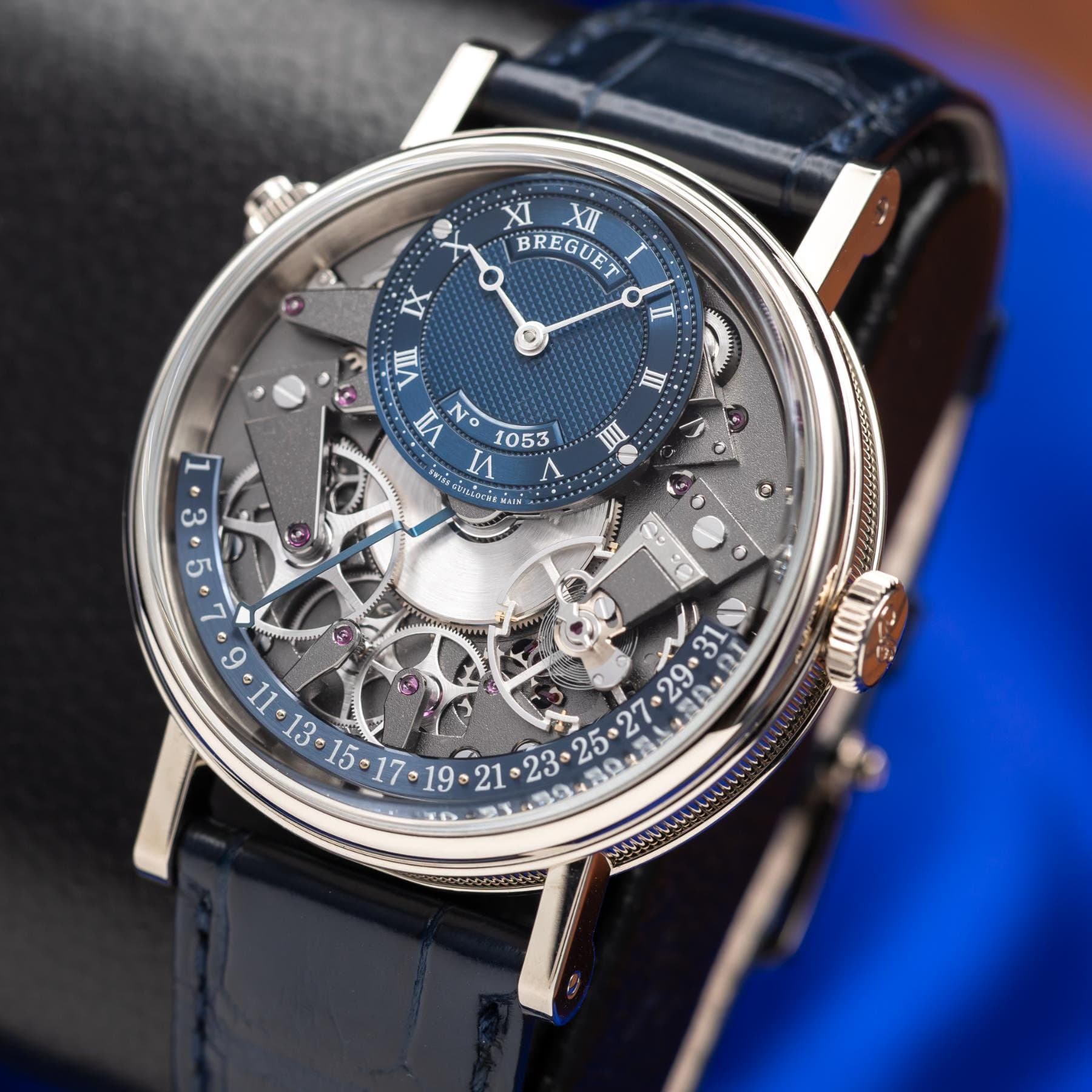 Breguet Tradition 7597 Quantième Rétrograde Platinum / Blue, photo 6