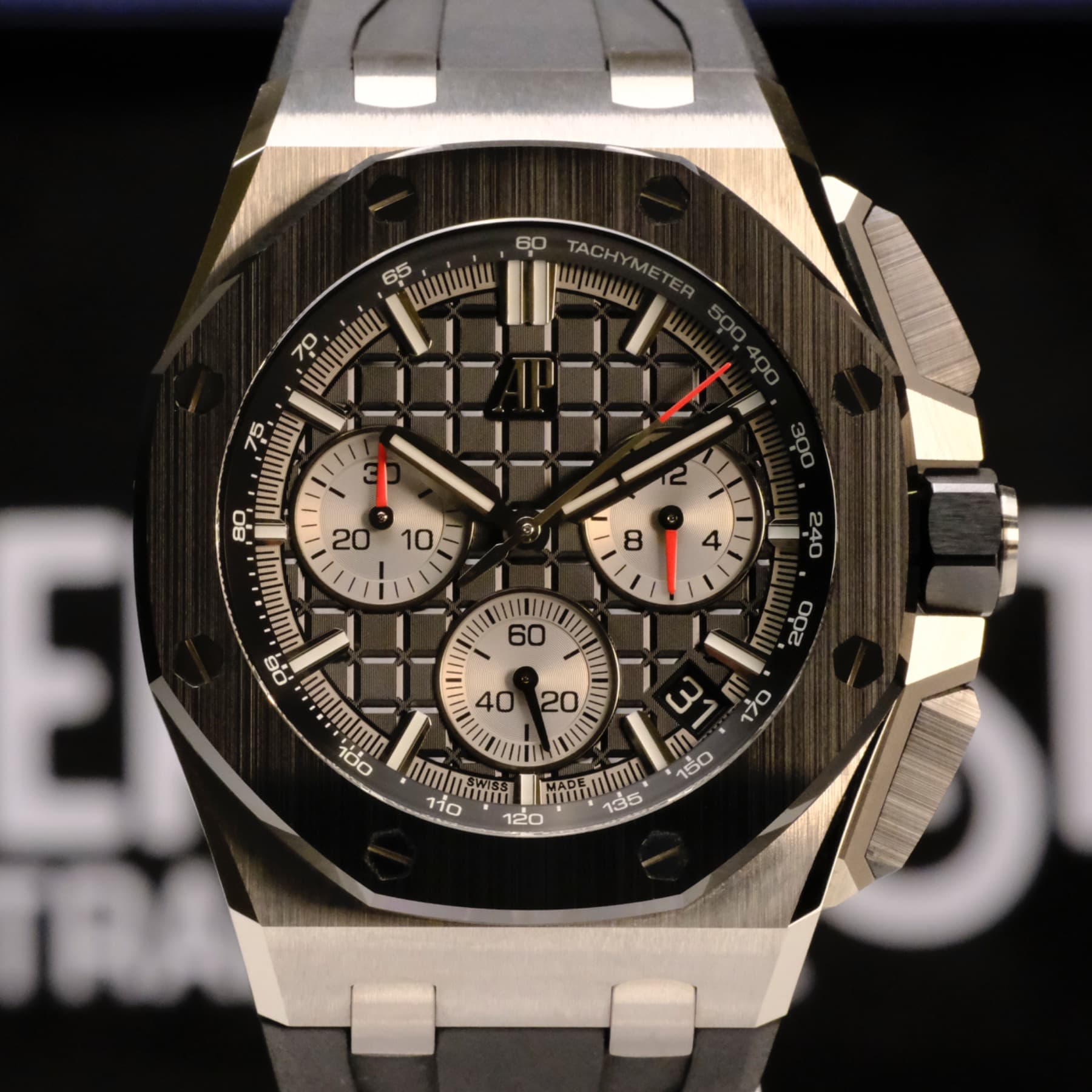 May be an image of wrist watch and text that says '60 TACHYME 65 Uи 70 שששןוו υαηα Na I O E ى 170 170 Ⅲ 150 nTR 110 Euia A6WWn 111ET 135 MADE 120'