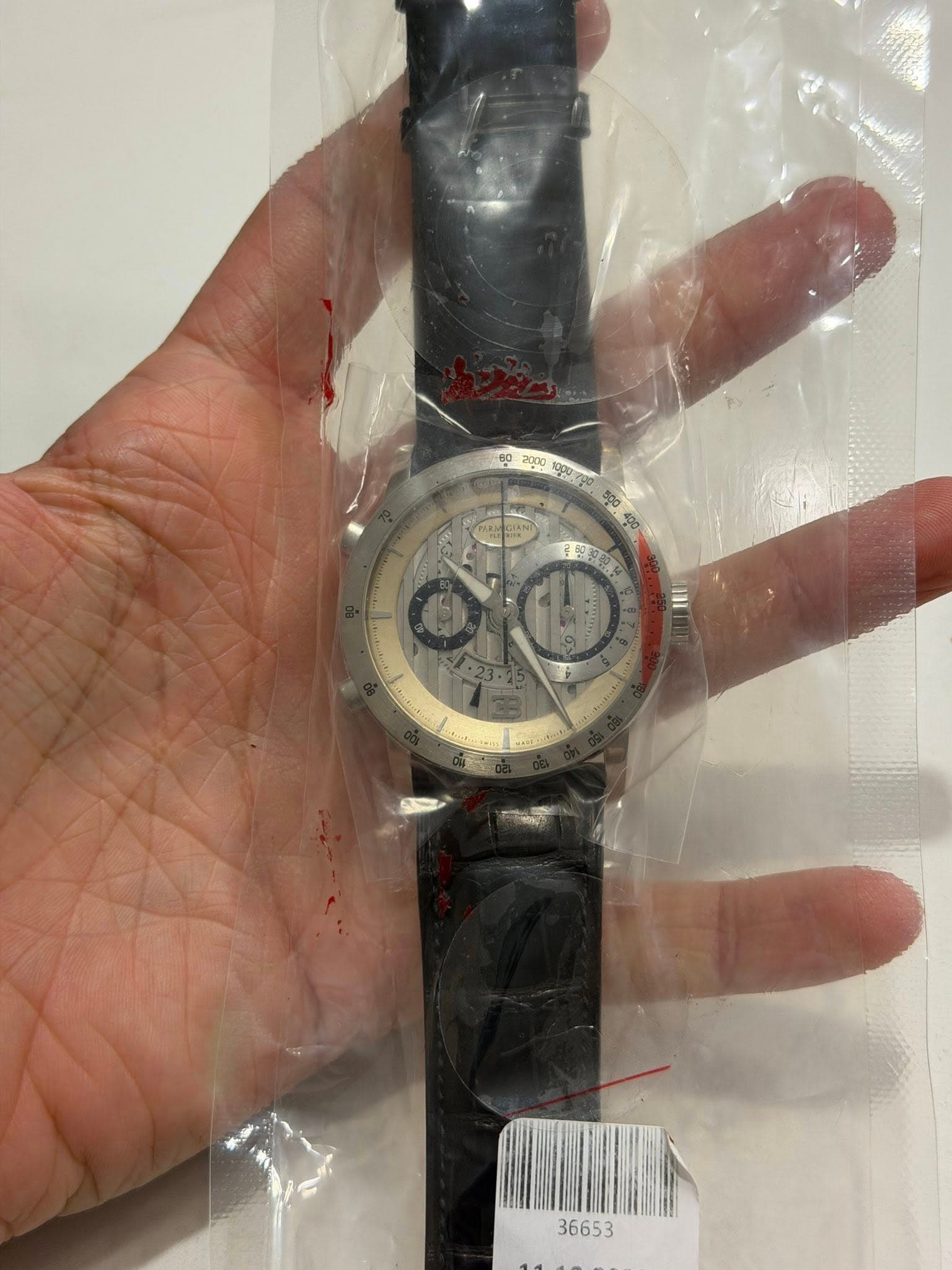 May be an image of digital watch and text