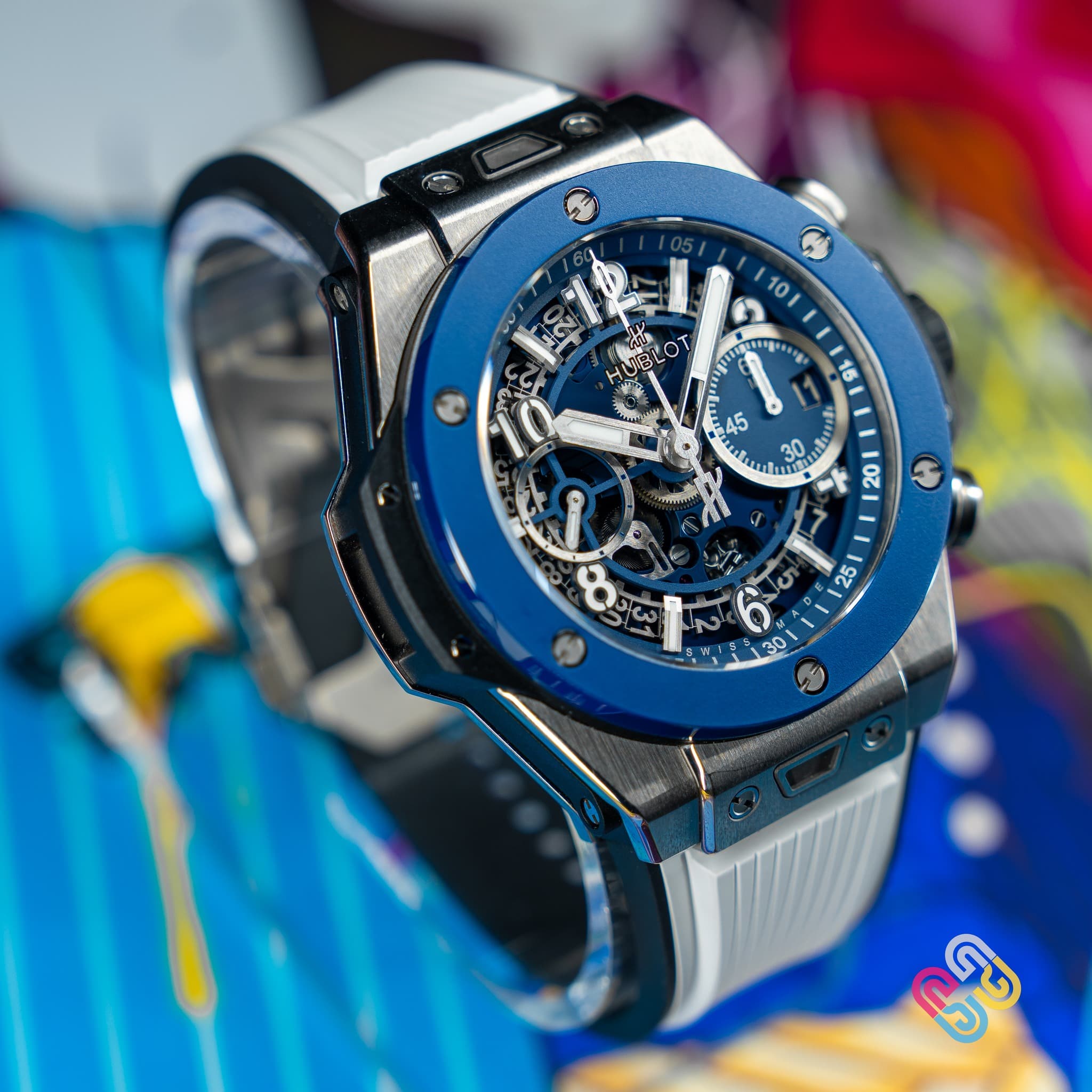Hublot Big Bang Unico Titanium Blue Chronograph Automatic Men's Watch 441.NL.5171.RX and 1 more, photo 2