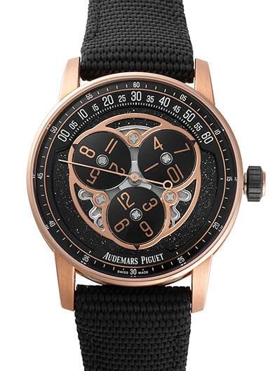 May be an image of wrist watch and text that says ' ထ 45 15 ባክ 07 လ حى 6 20 35 AUDEMARS AUDEMARSPIGUET PIGUET Swss MAФe 25'
