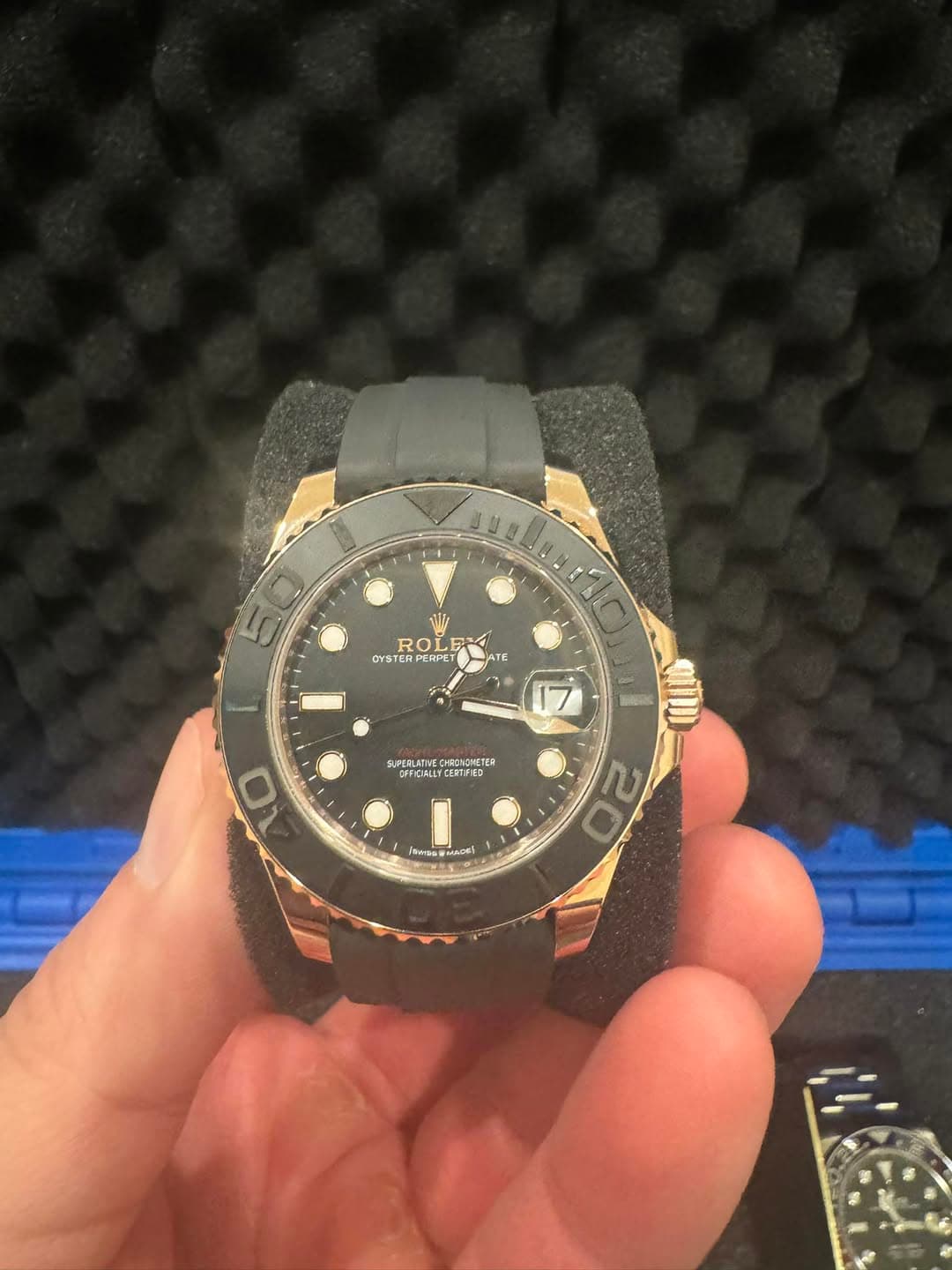 May be an image of wrist watch and text