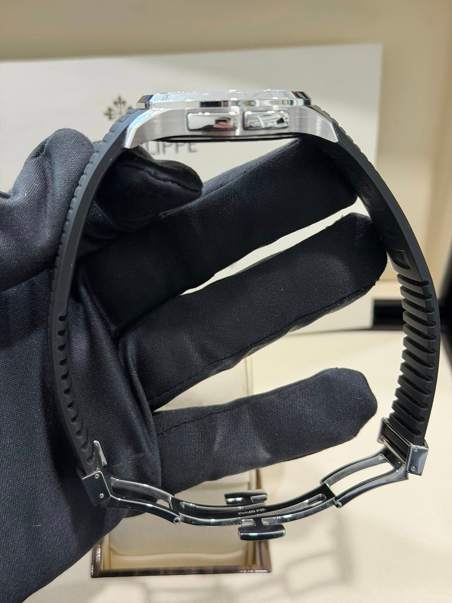 May be an image of leather and wrist watch
