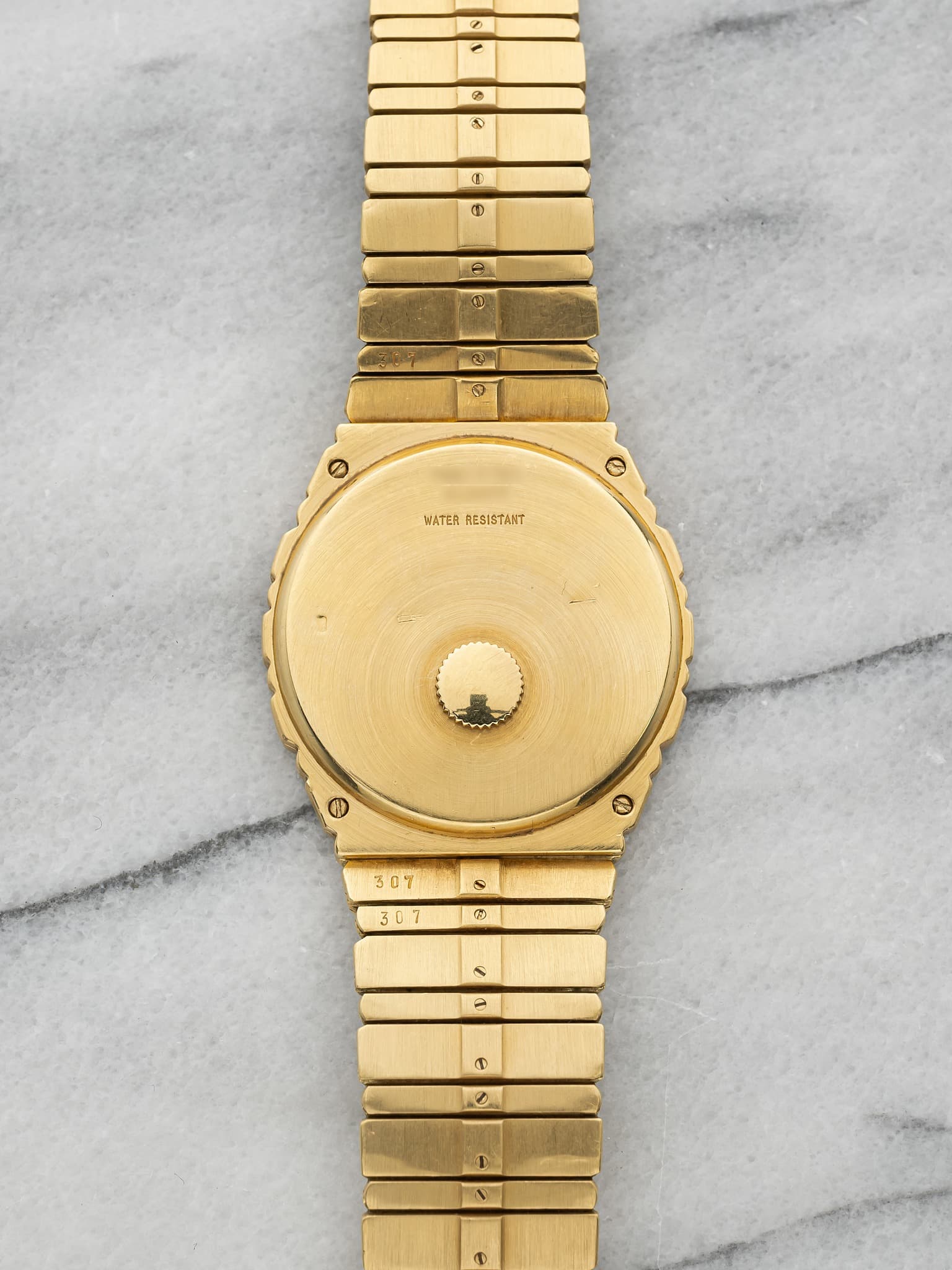 May be an image of wrist watch and text that says 'の 2 S 0 D ወ D e 0 D WATERRESISTANT WATER HETAH 307 30 S 3 307 GO S e ٢ D'