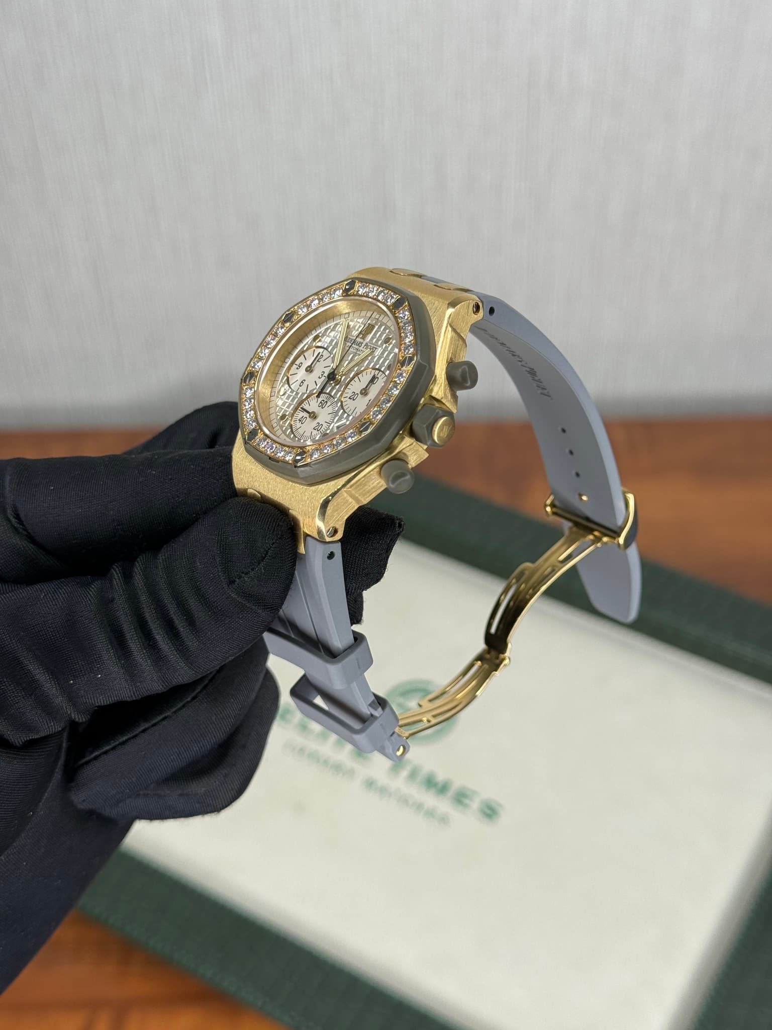 May be an image of wrist watch and text