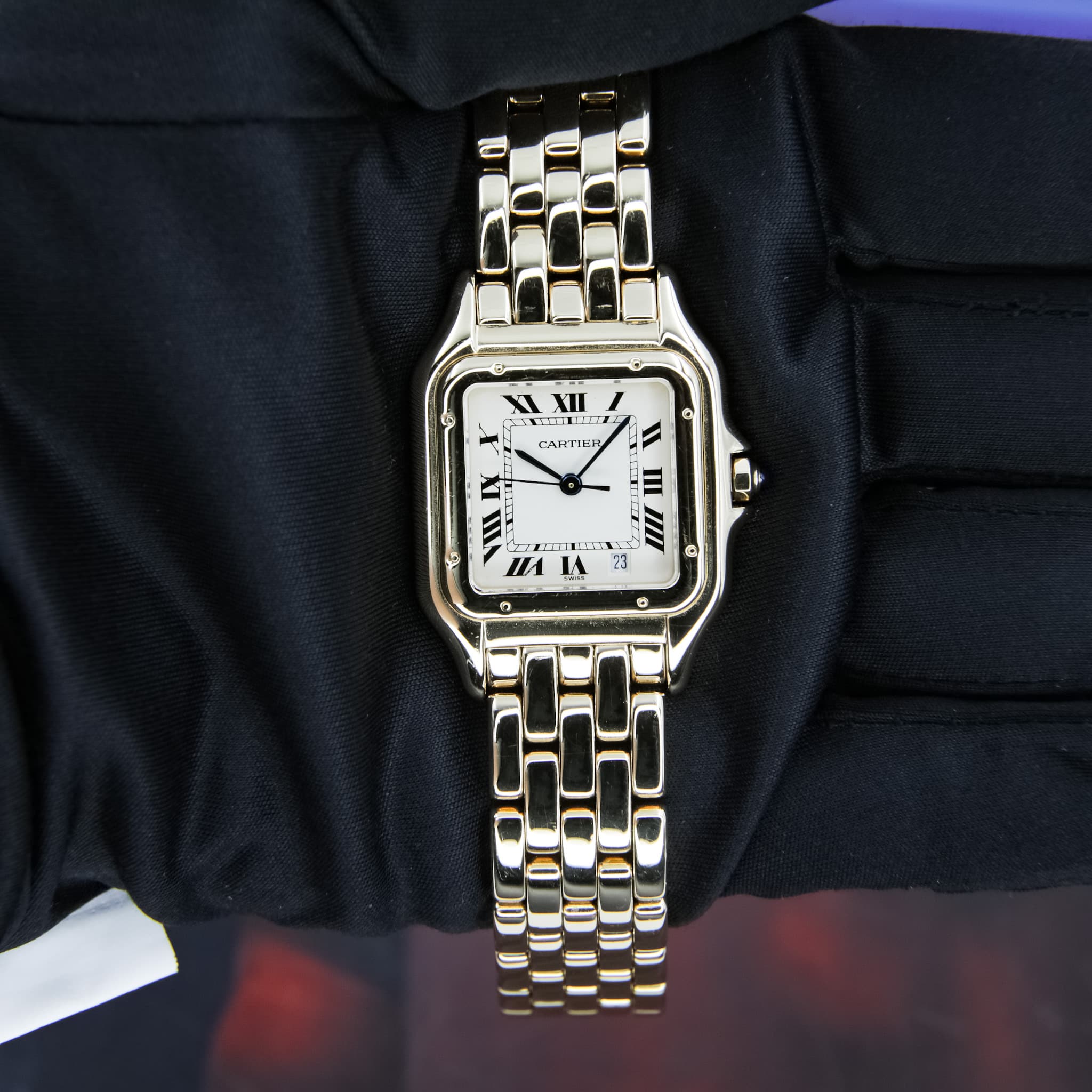 May be an image of digital watch and text