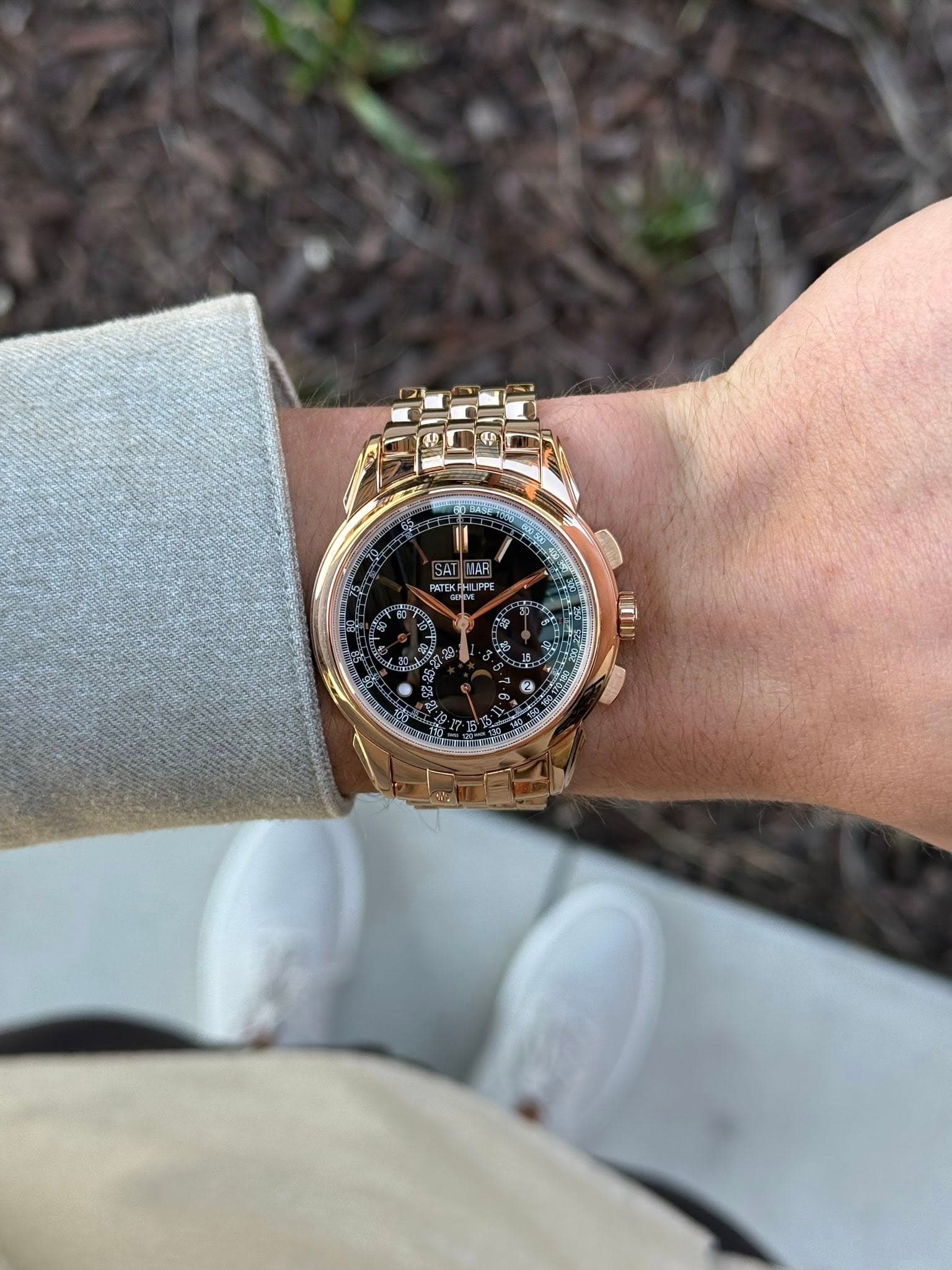 May be an image of wrist watch