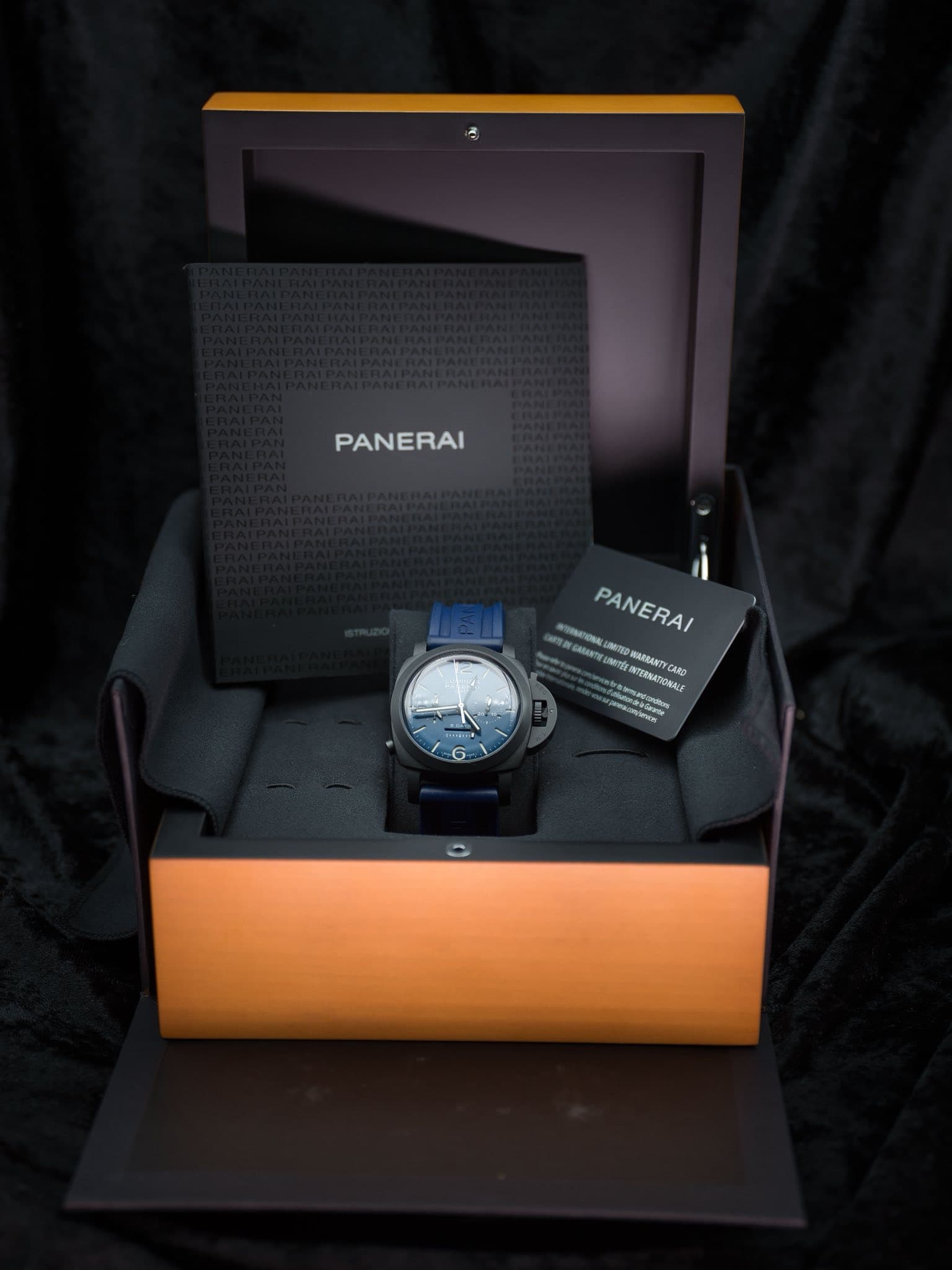 Panerai Luminor Chrono Monopulsante 8 Giorni GMT Blu Notte, photo 5