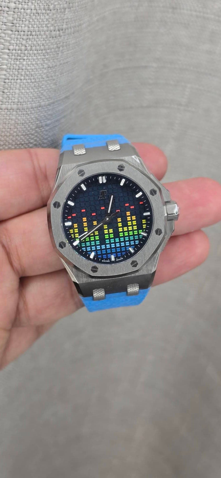May be an image of digital watch and text
