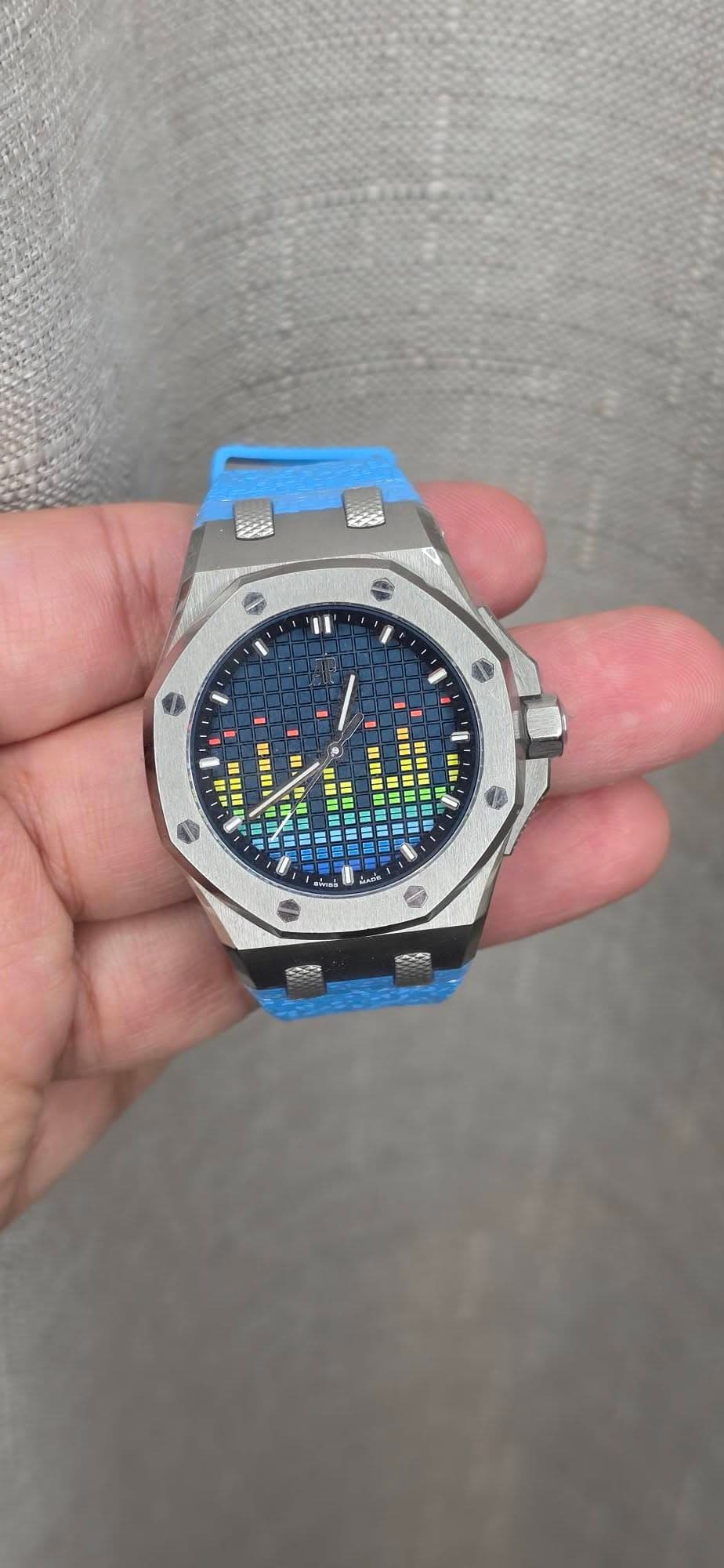 May be an image of digital watch and text