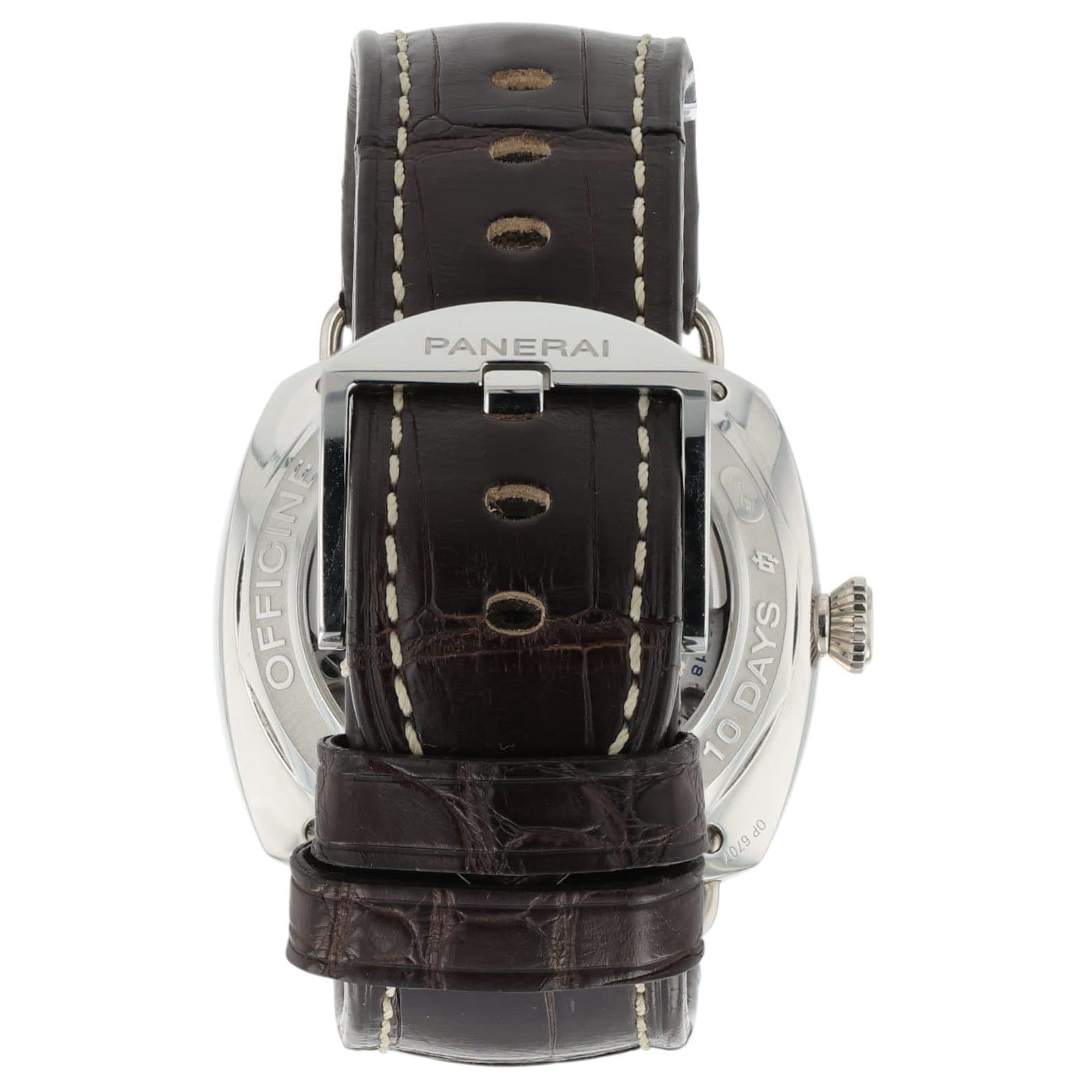 Panerai Radiomir 10 Days GMT Black Dial Platinum Men's Watch PAM00495, photo 6