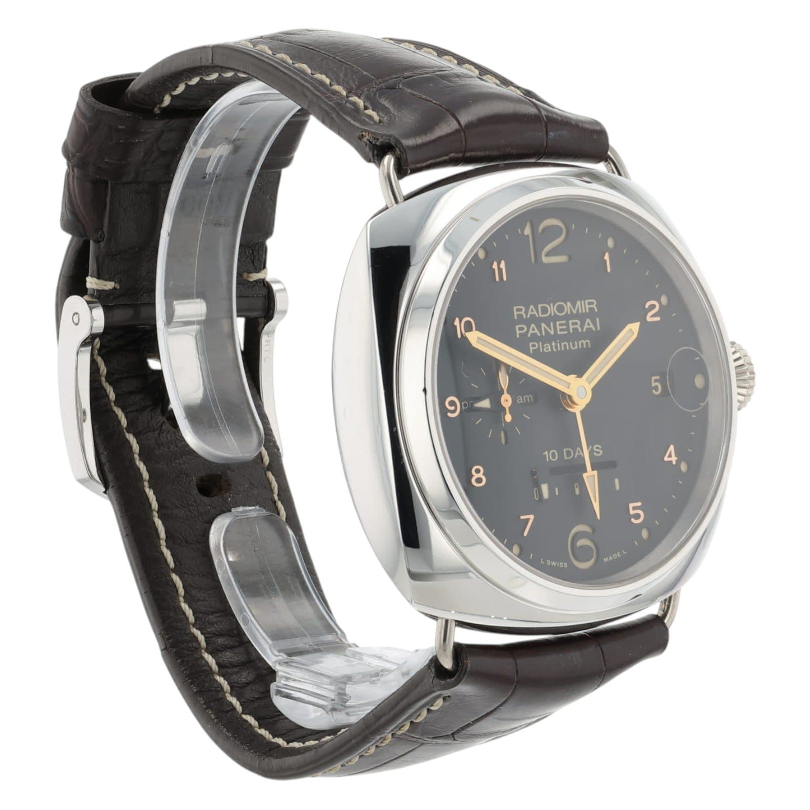 Panerai Radiomir 10 Days GMT Black Dial Platinum Men's Watch PAM00495, photo 4