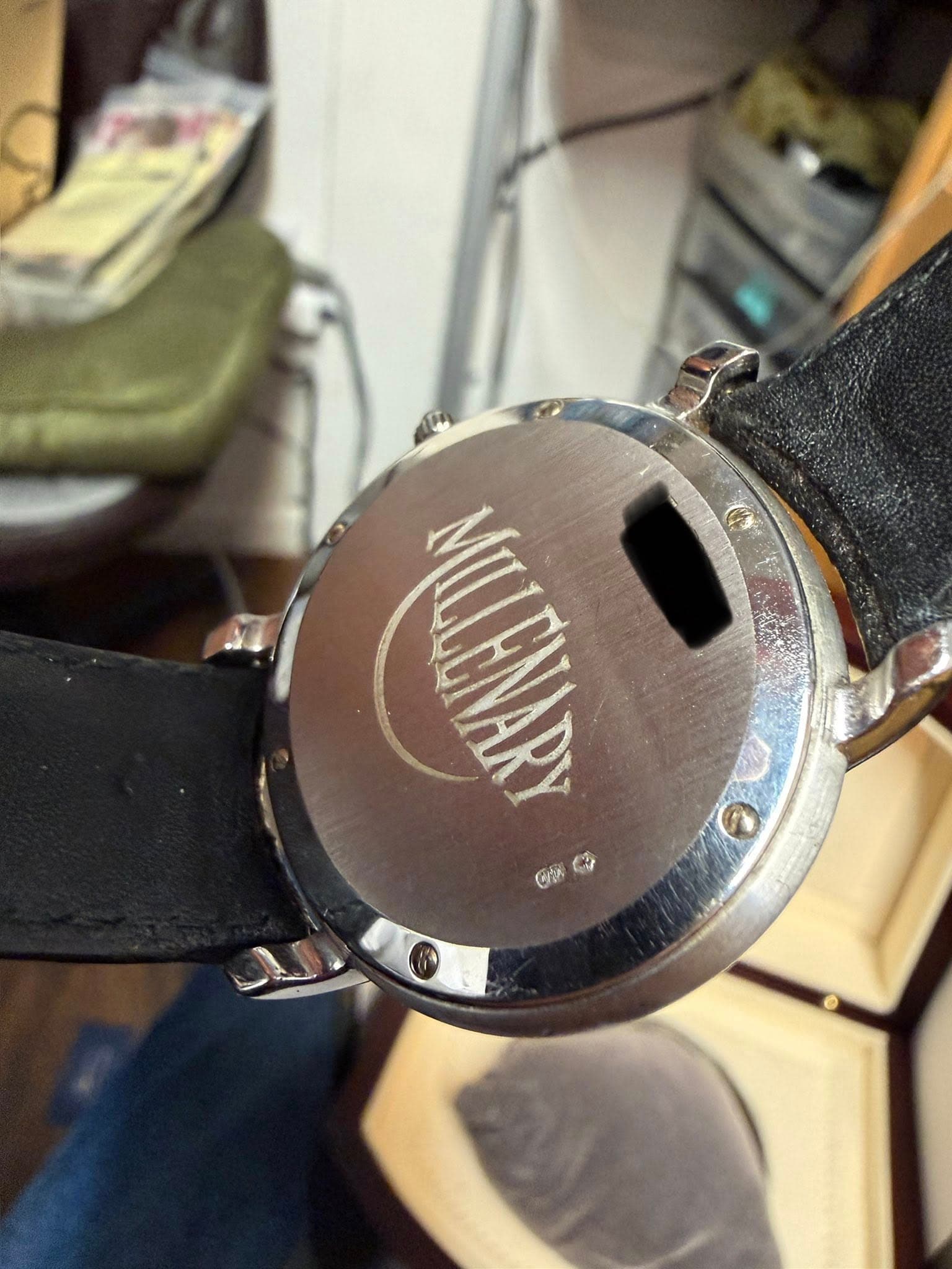 May be an image of digital watch and text