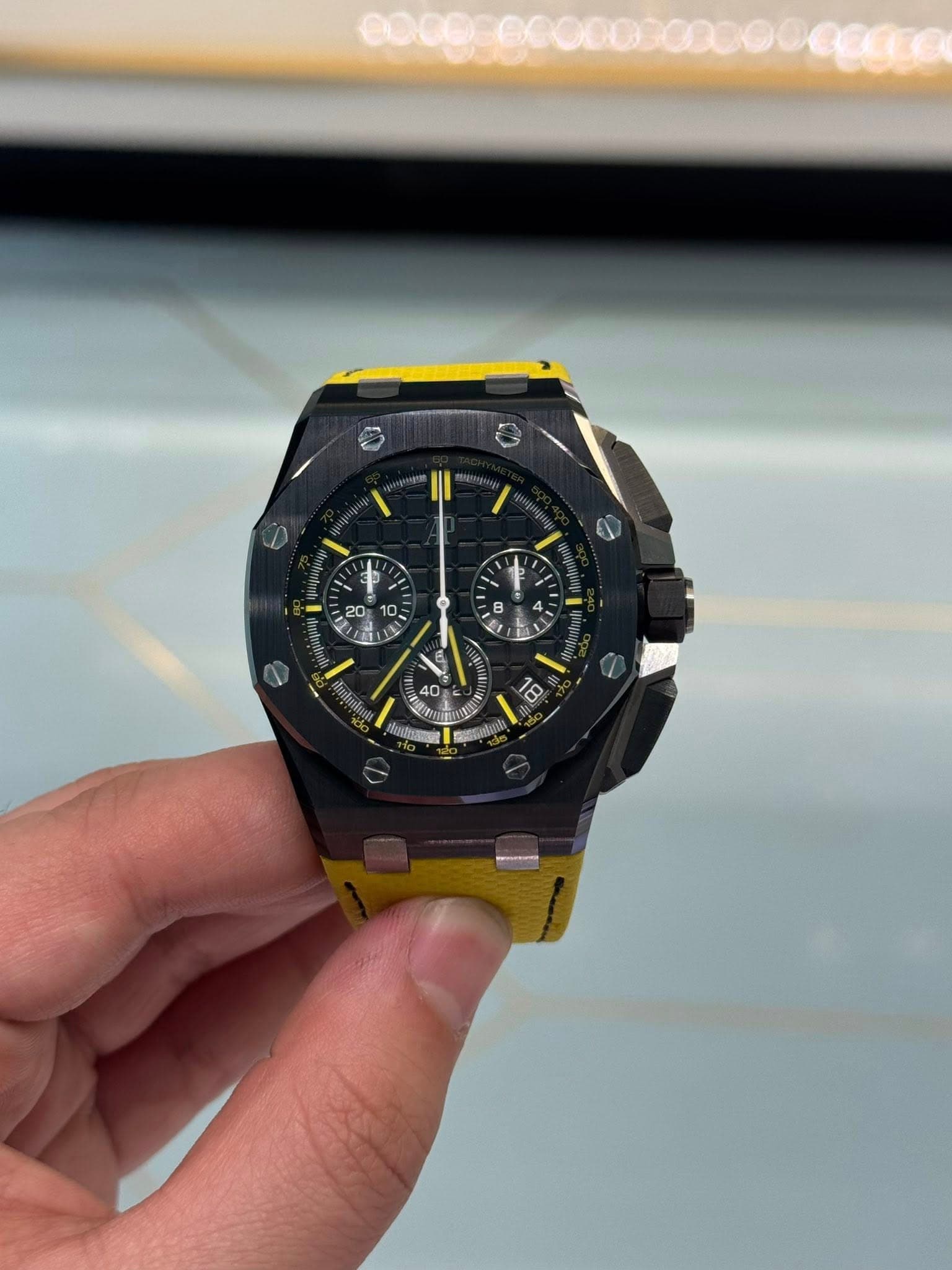 May be an image of digital watch and text