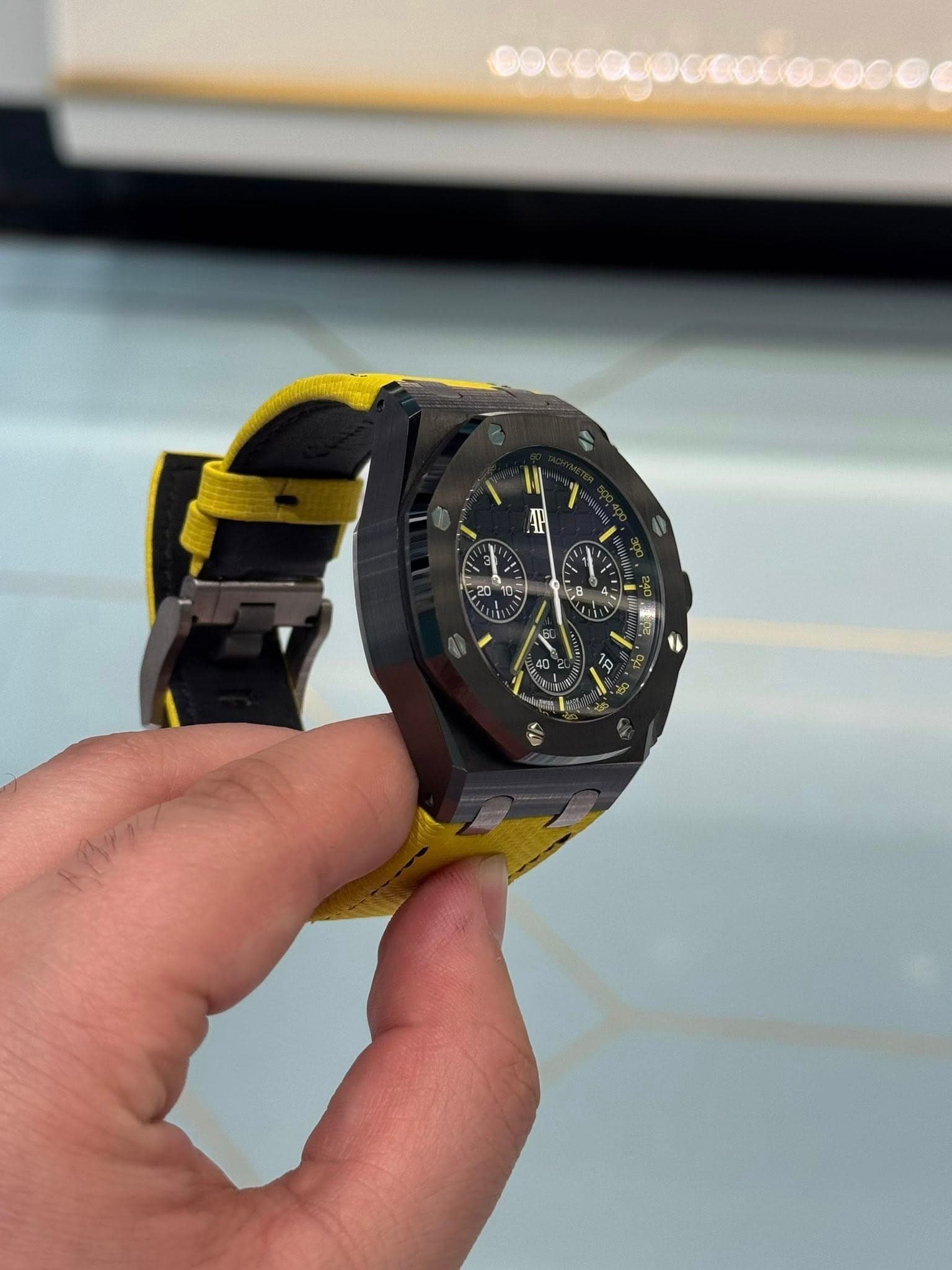 May be an image of digital watch and text