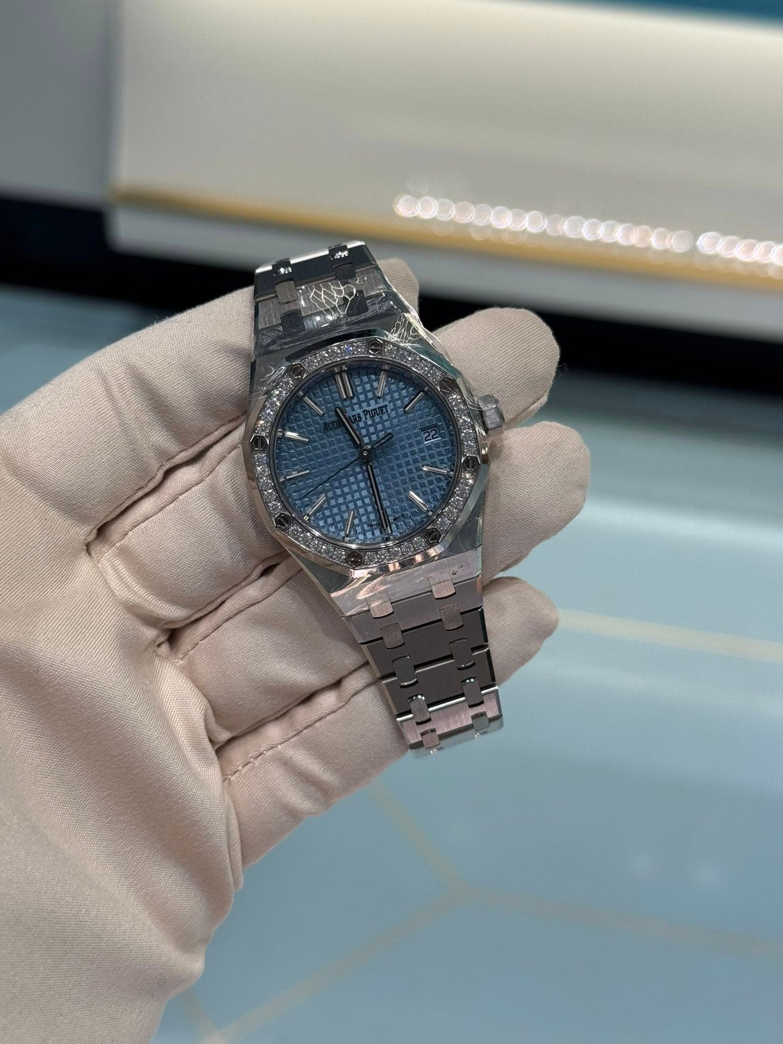 May be an image of wrist watch