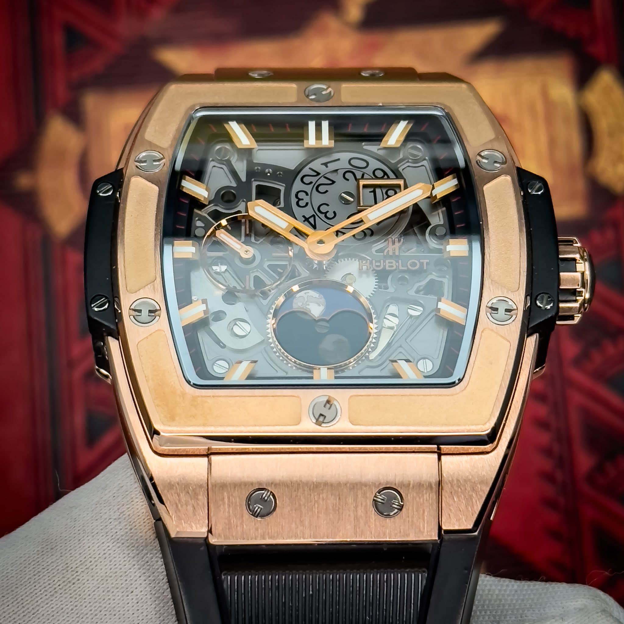 May be an image of wrist watch and text