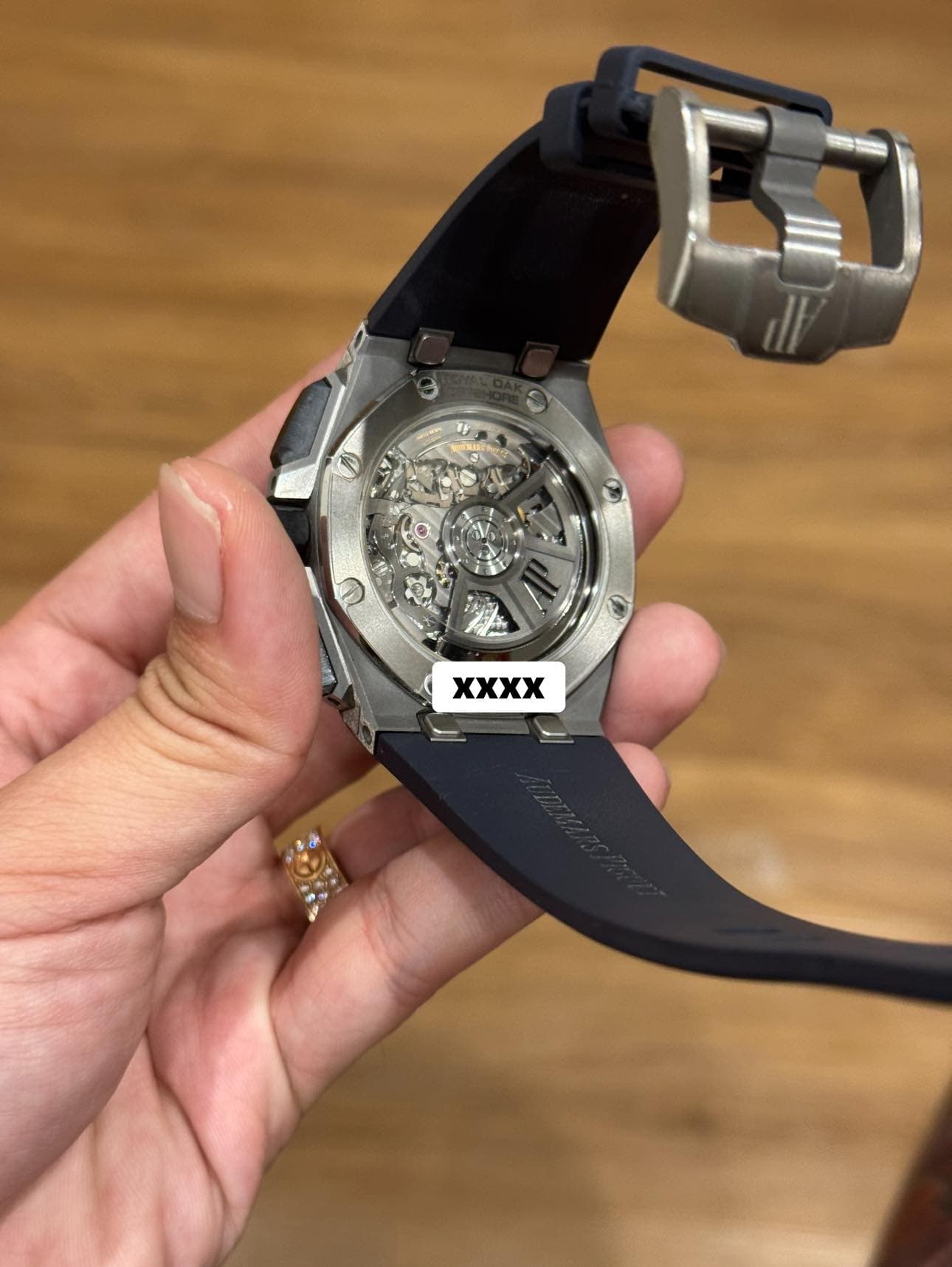 May be an image of digital watch and text
