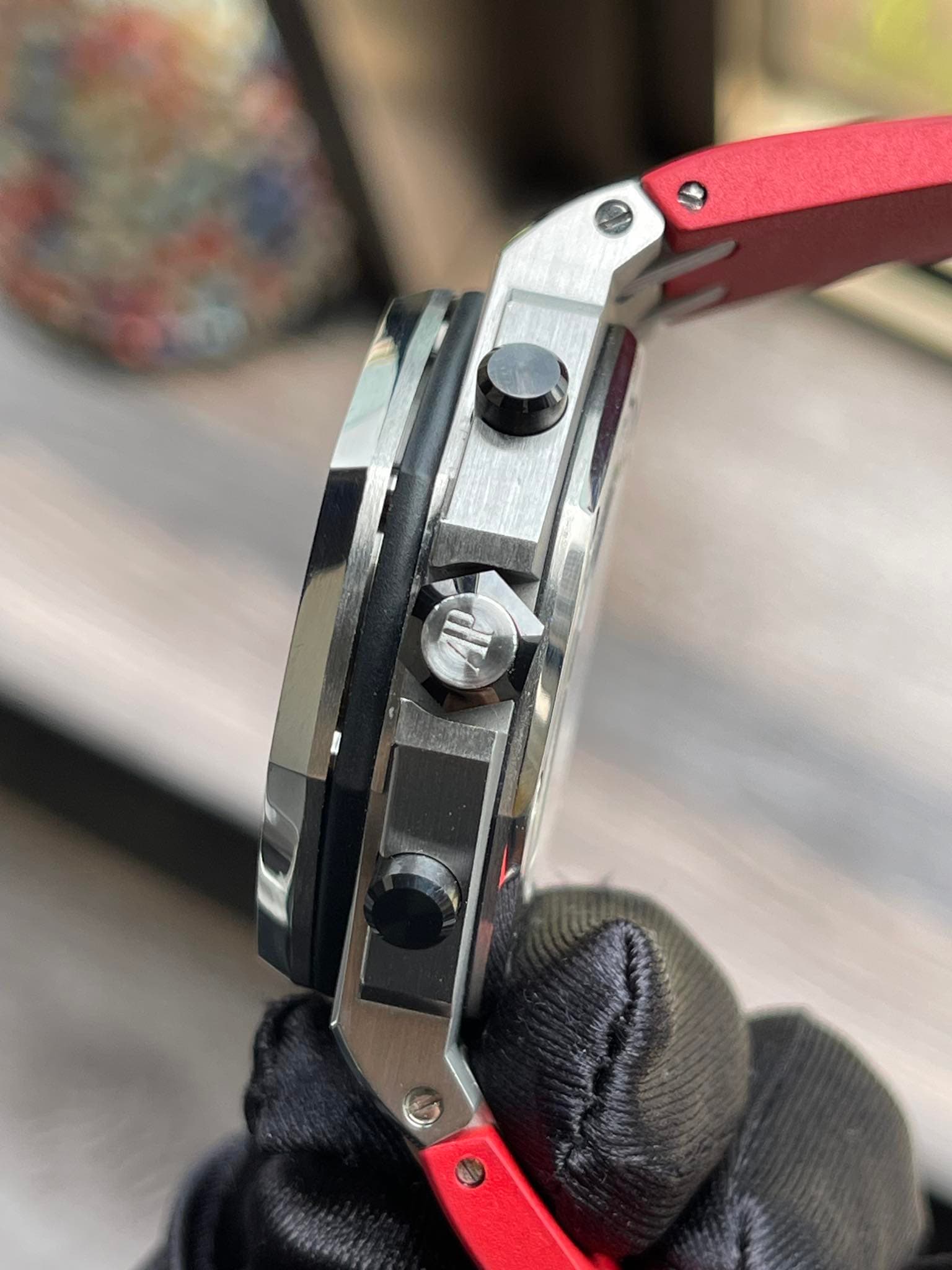 May be an image of knife and wrist watch