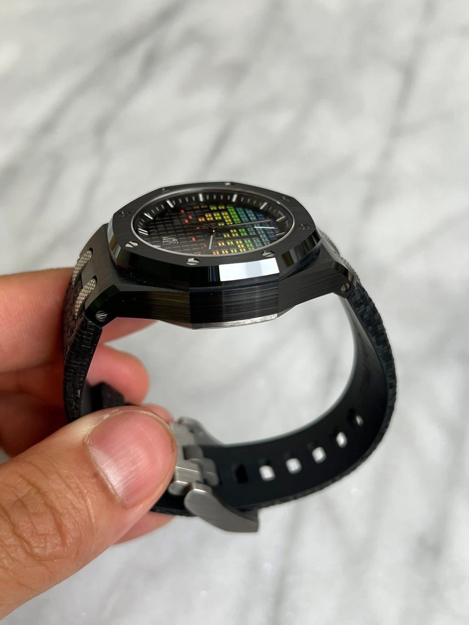 May be an image of digital watch and text