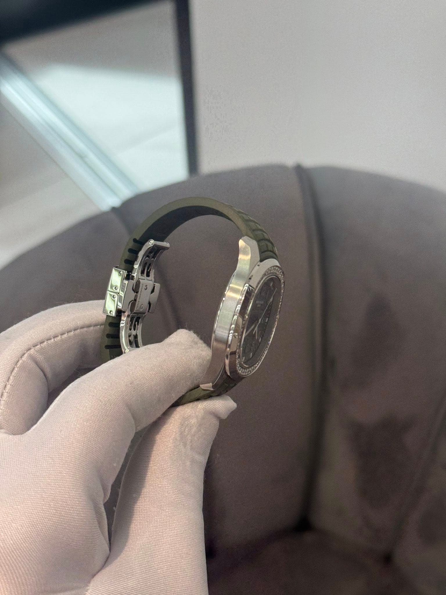 May be an image of wrist watch
