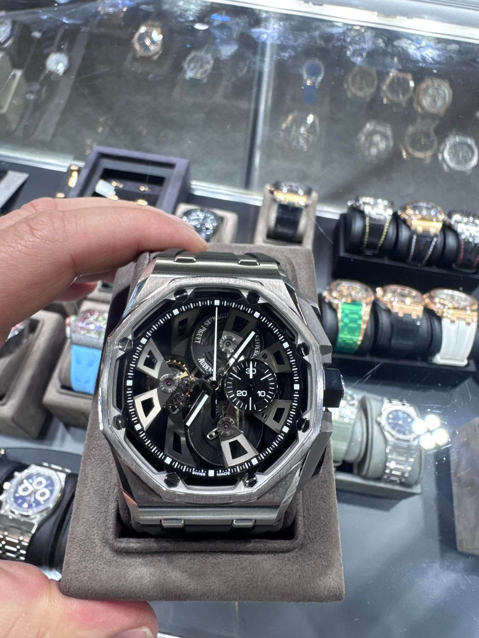May be an image of wrist watch and text