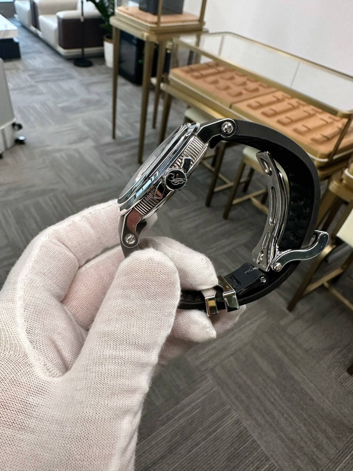 May be an image of digital watch, eyewear and text