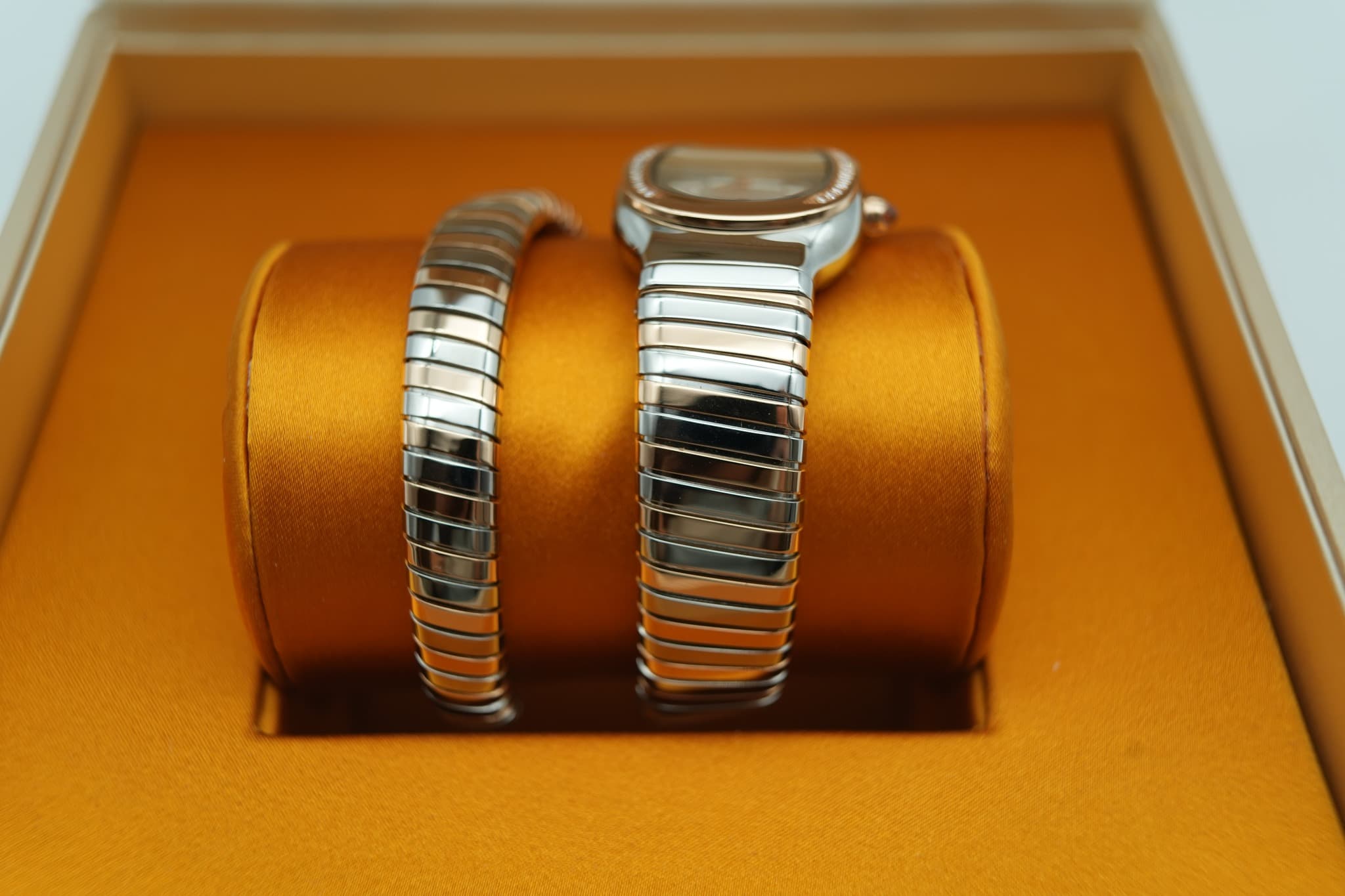 May be an image of wrist watch and jewelry