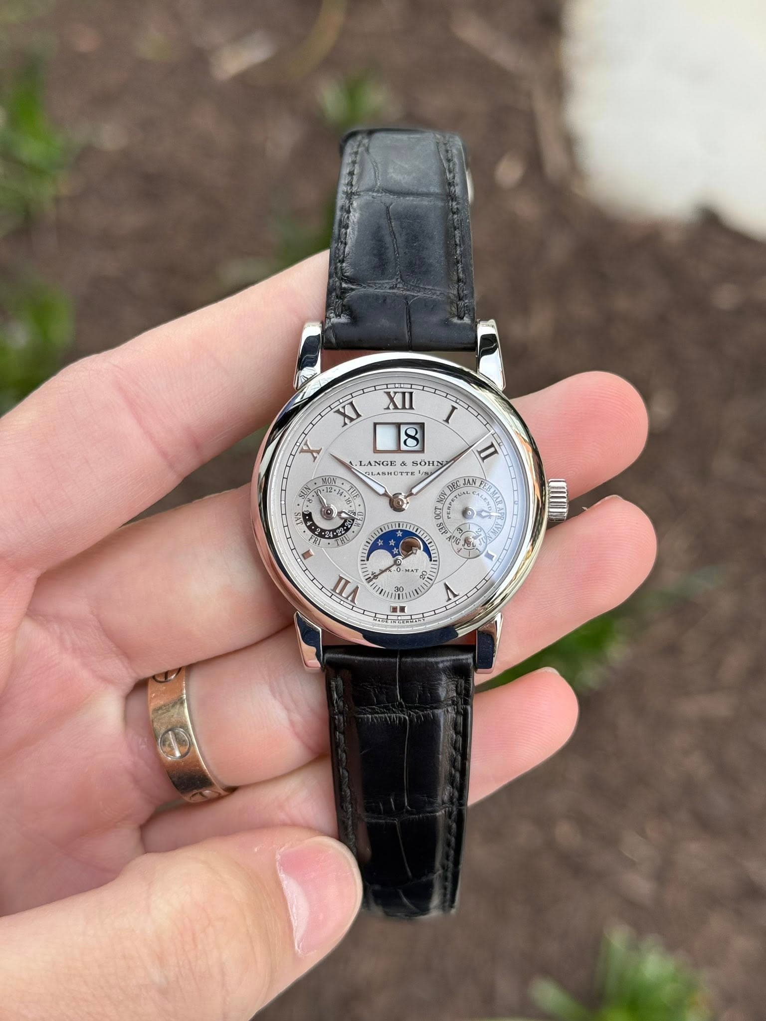 May be an image of wrist watch and text