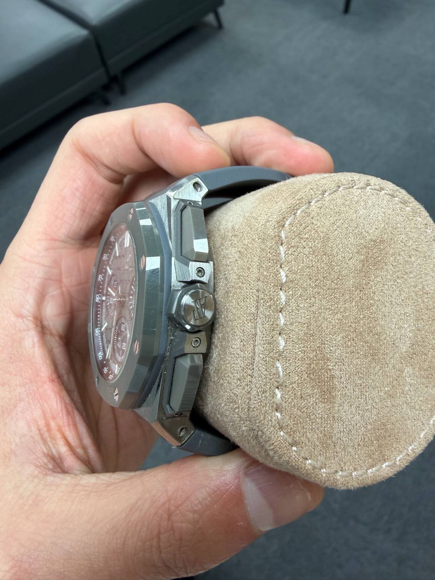 May be an image of wrist watch and text