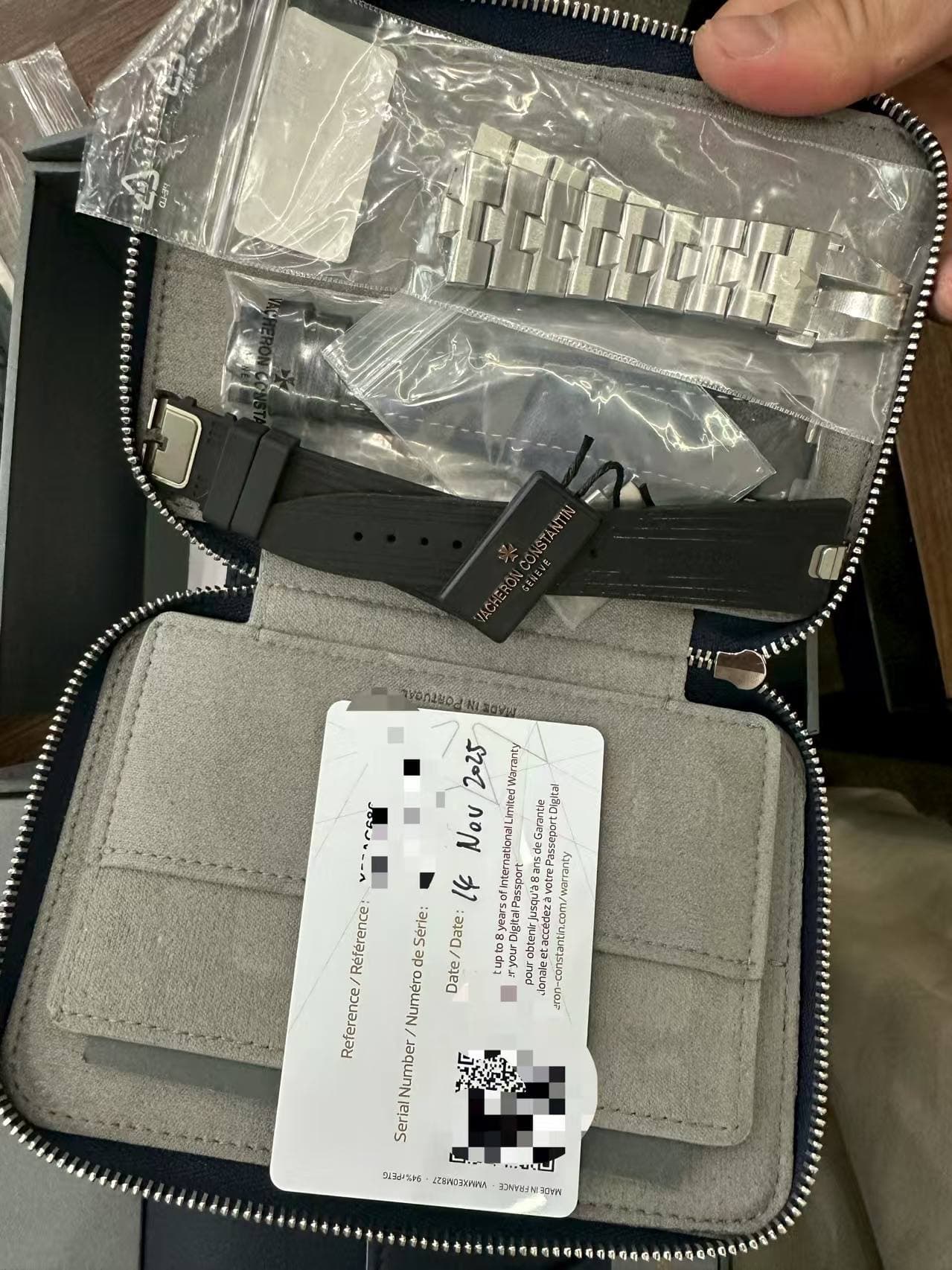 May be an image of suitcase and text
