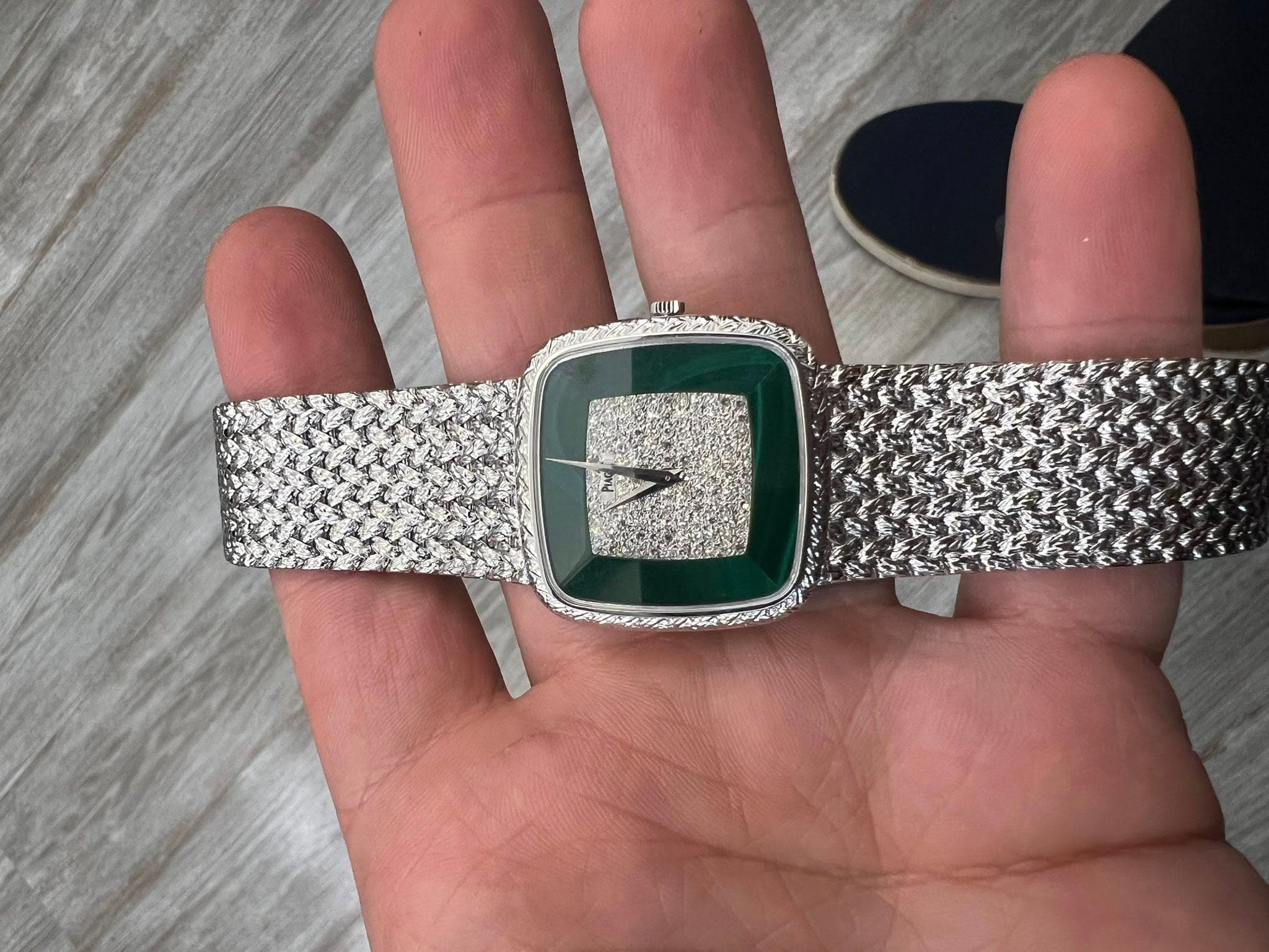 May be an image of wrist watch