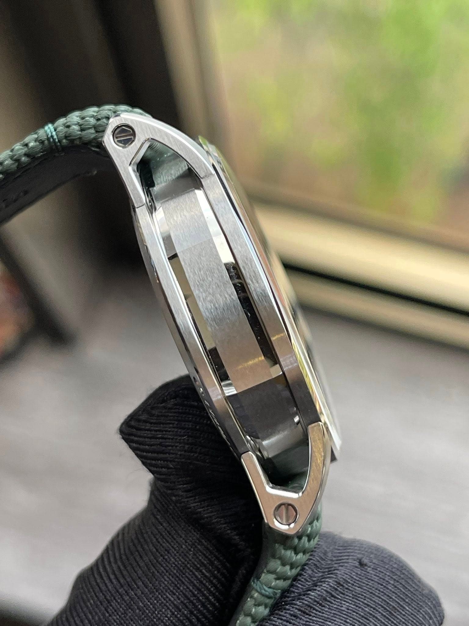 May be an image of knife and wrist watch