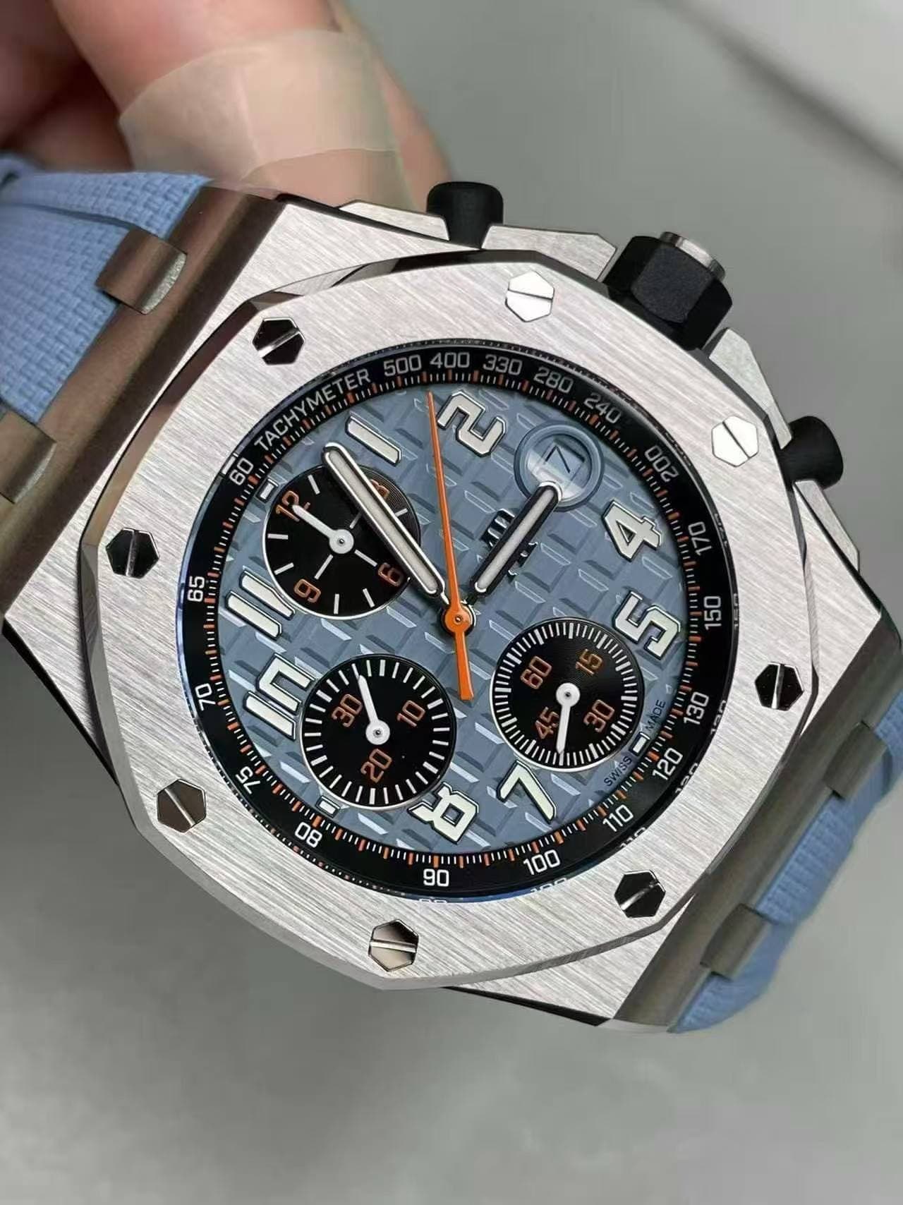 May be an image of wrist watch and text that says 'NGAINN TACHYMETER mUn 500 400 TACMYMET 60 330 BU sil 40 200 月 • 65 Himel 170 70 らミ 150 75 E 0ટા م N = 1111 E 90 111 גש 100'